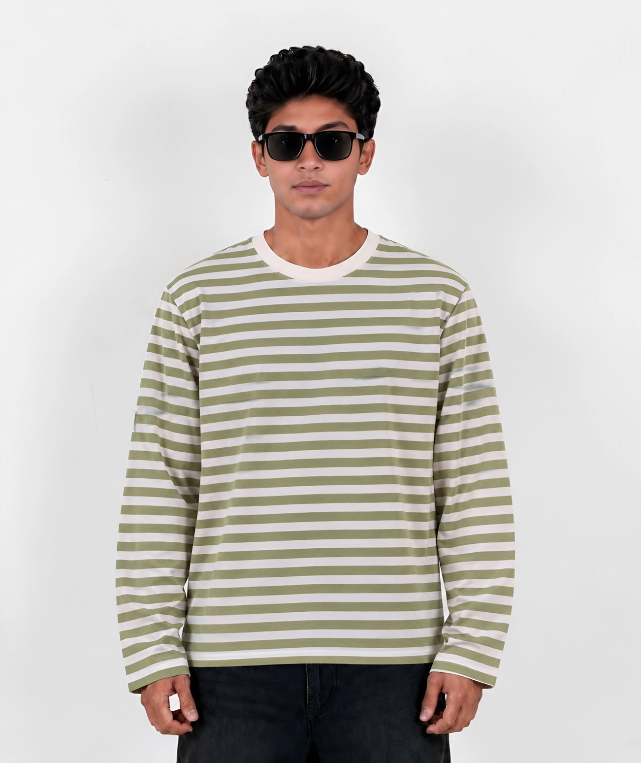 GREEN STRIPED 1
