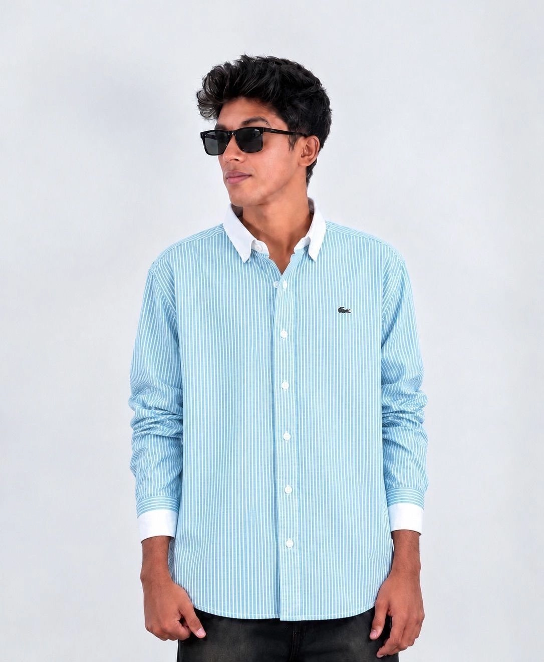 ICED STRIPE LACOSTE 1