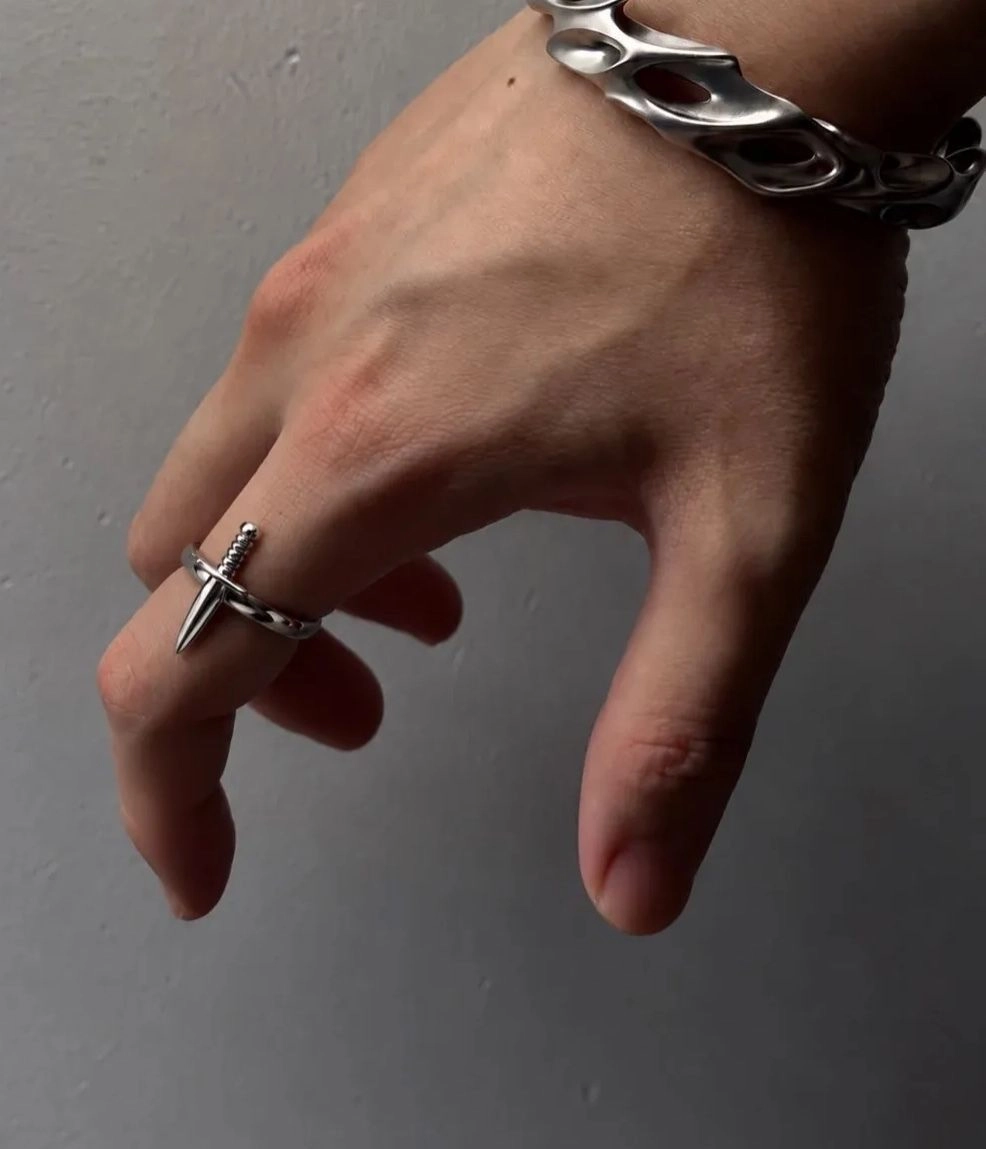 KNIFE CHROME RING 2