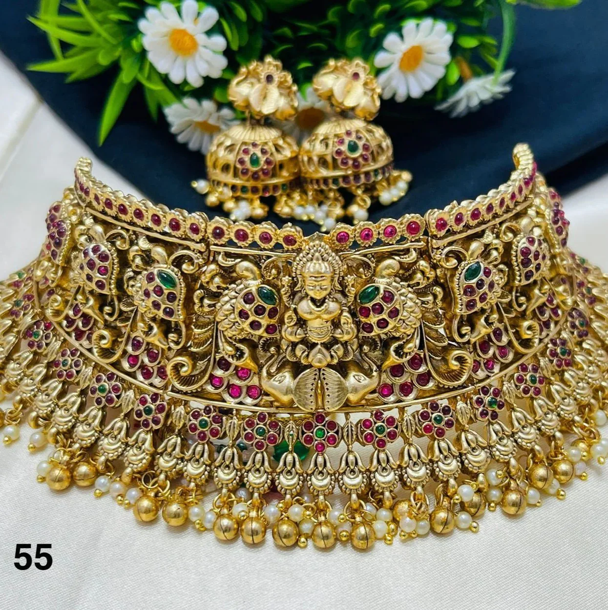 Mahalakshmi Royal Heritage Temple Choker Set