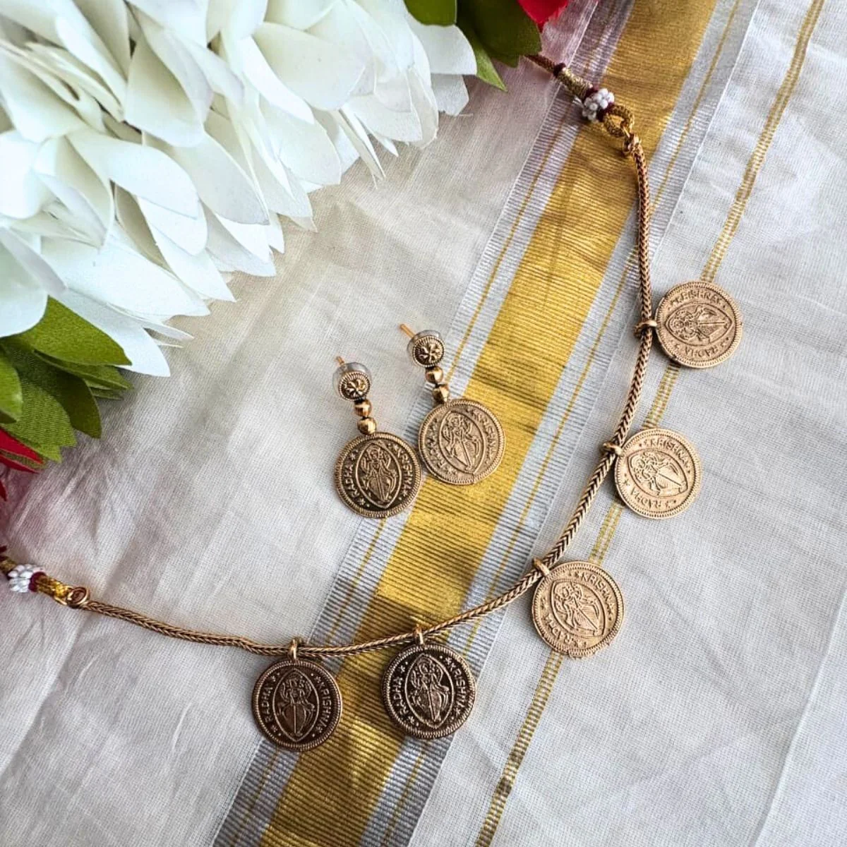 Heritage Coin Charm Necklace Set