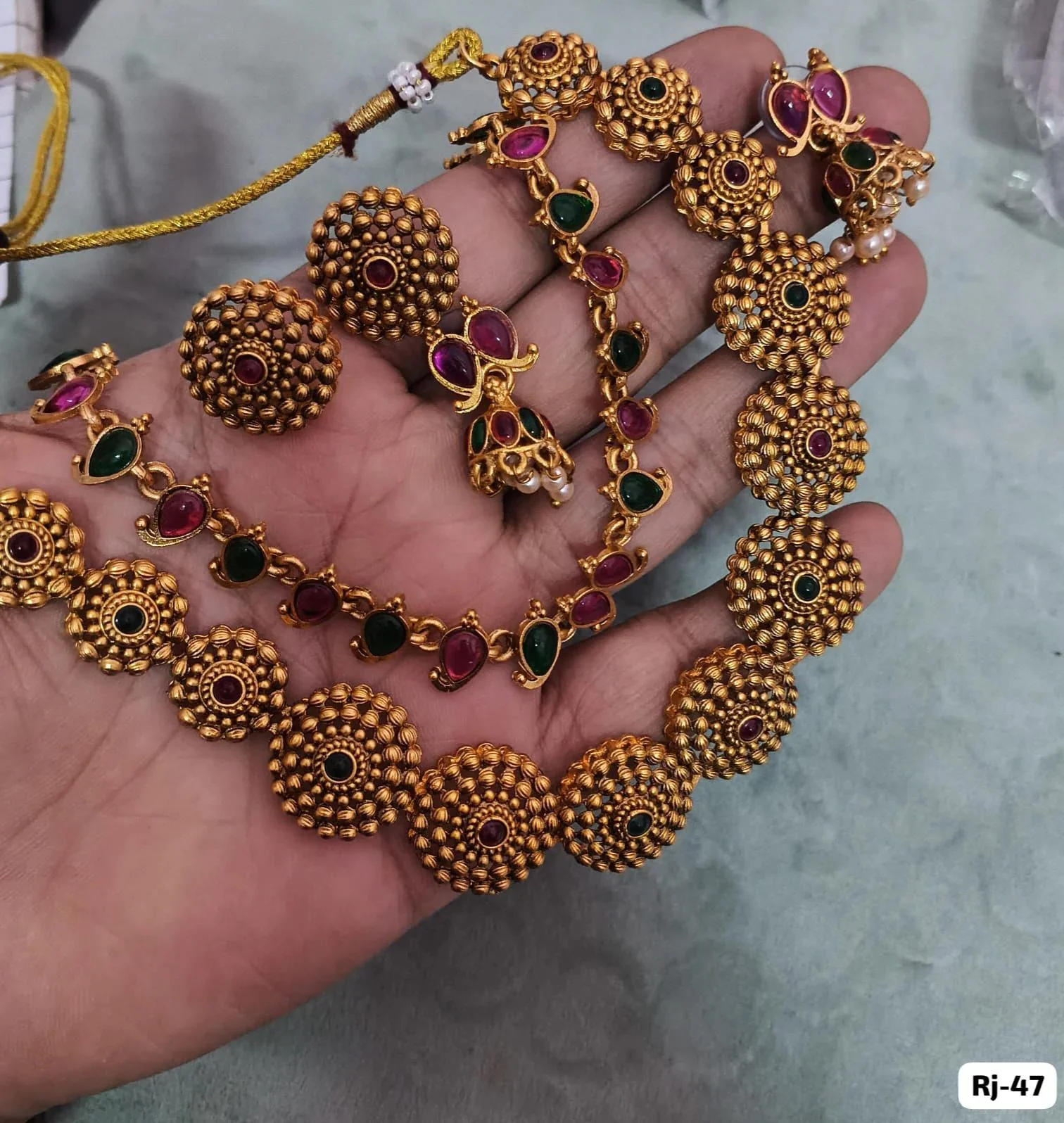 Royal Antique Temple Necklace Set 2