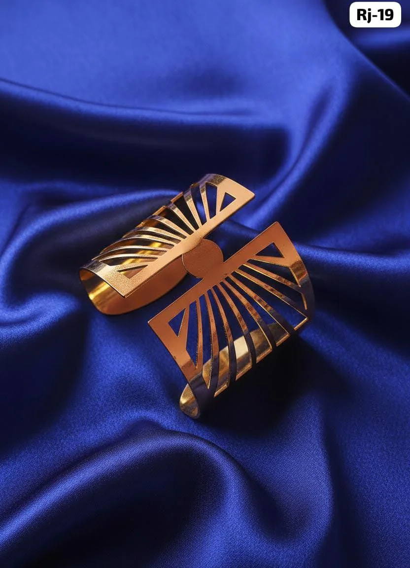 Royal Sunburst Designer Cuff Bracelet