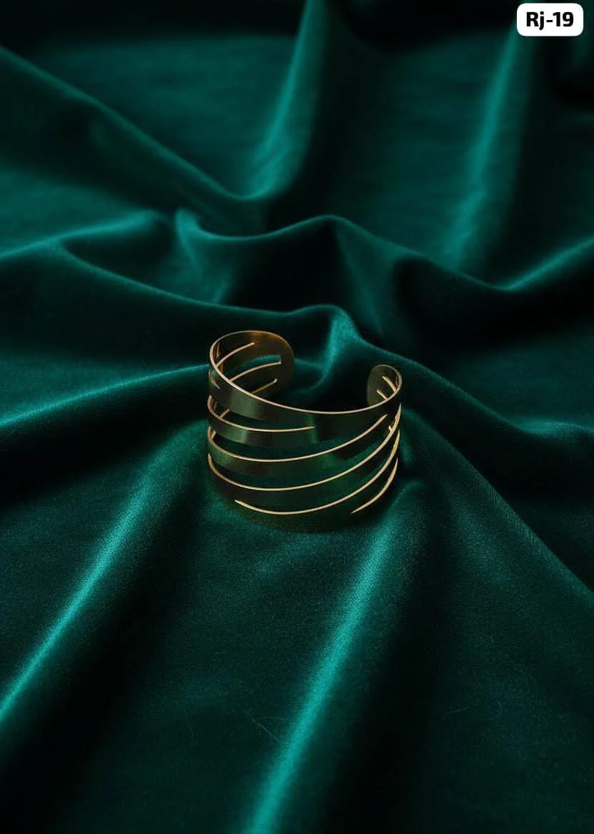 Elegant Multi-Layer Spiral Cuff Bracelet