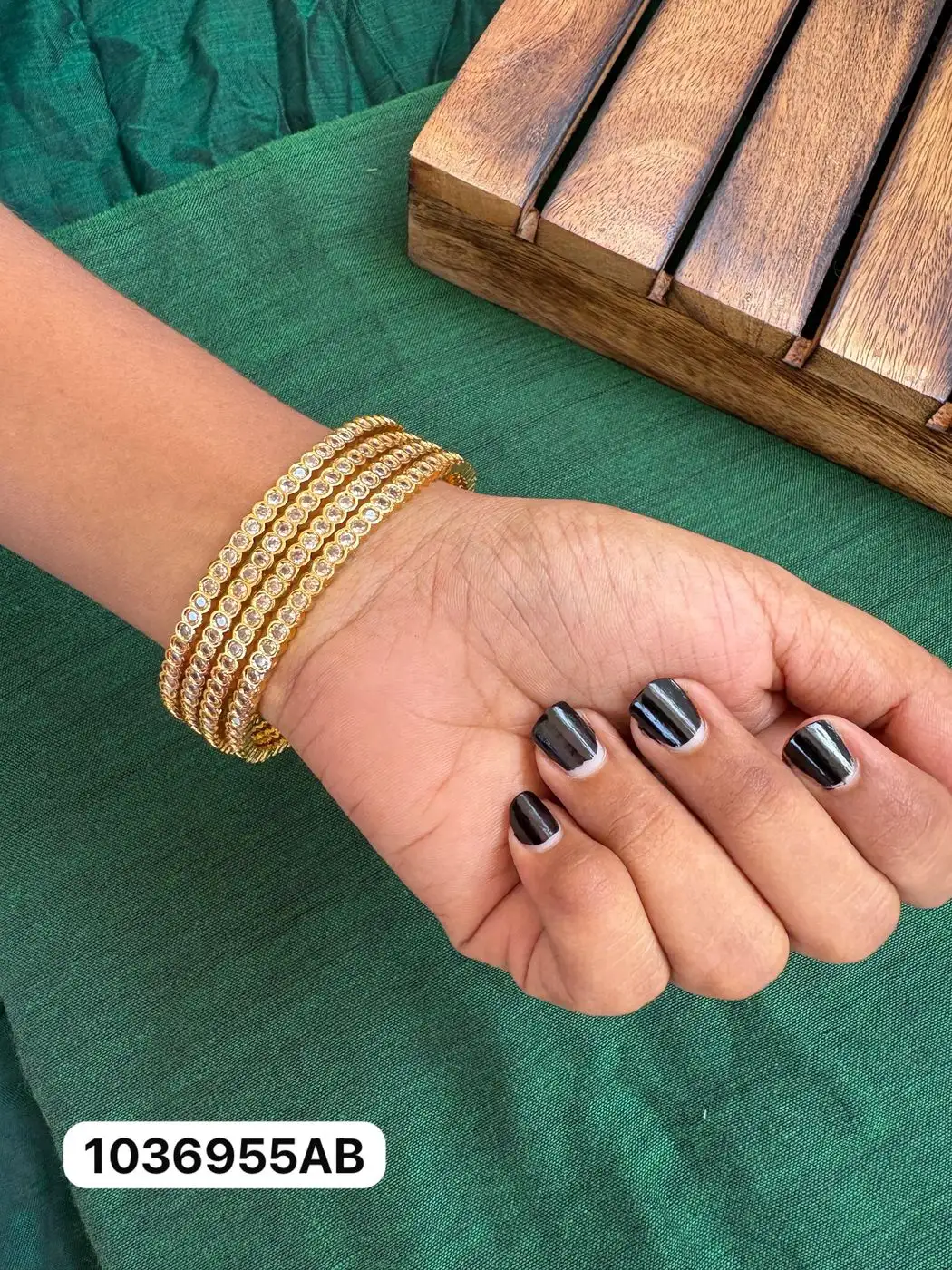 Luxury Multi-Layer Stone Bangles Set