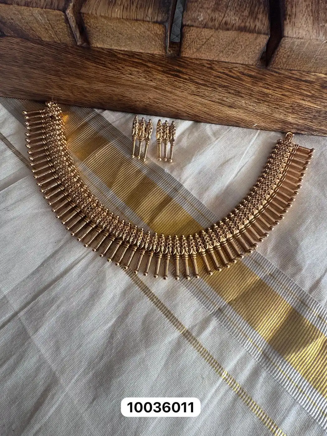 Heritage Mullamottu Temple Necklace Set 2