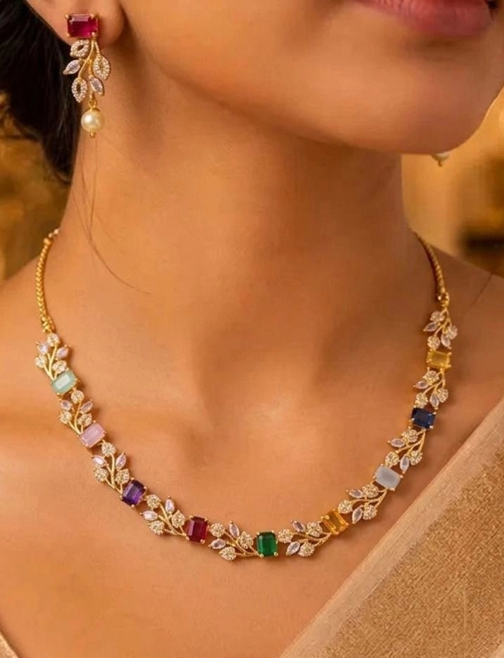 Aurora Multi-Colour Luxe Necklace Set 1
