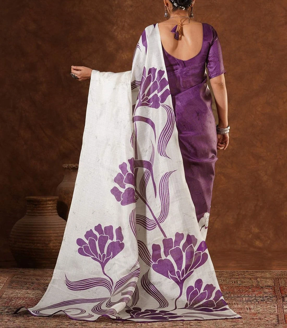 Tryloom Cotton Printed Saree 11