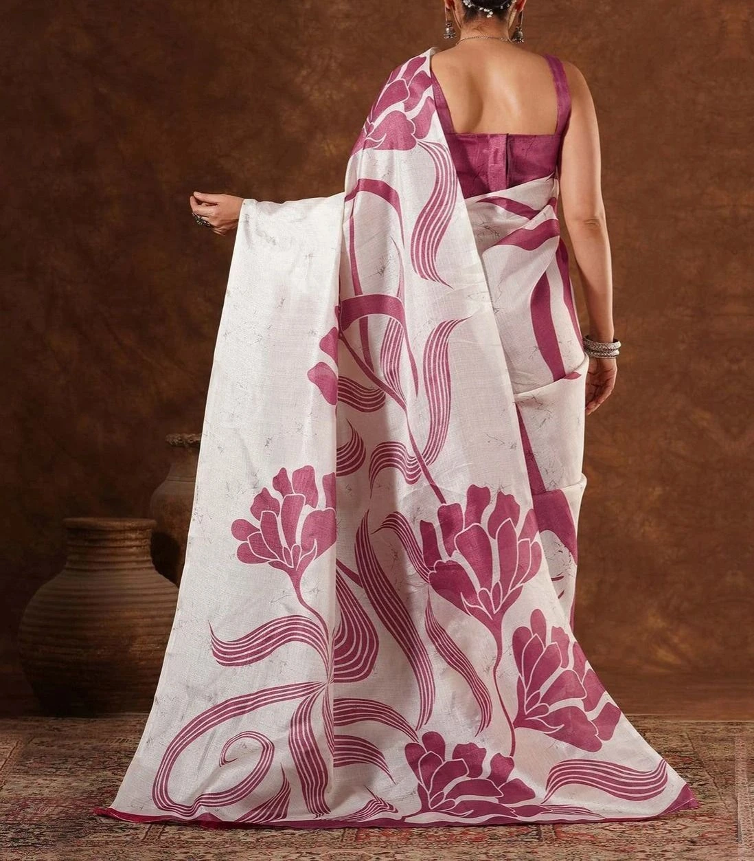 Tryloom Cotton Printed Saree 9
