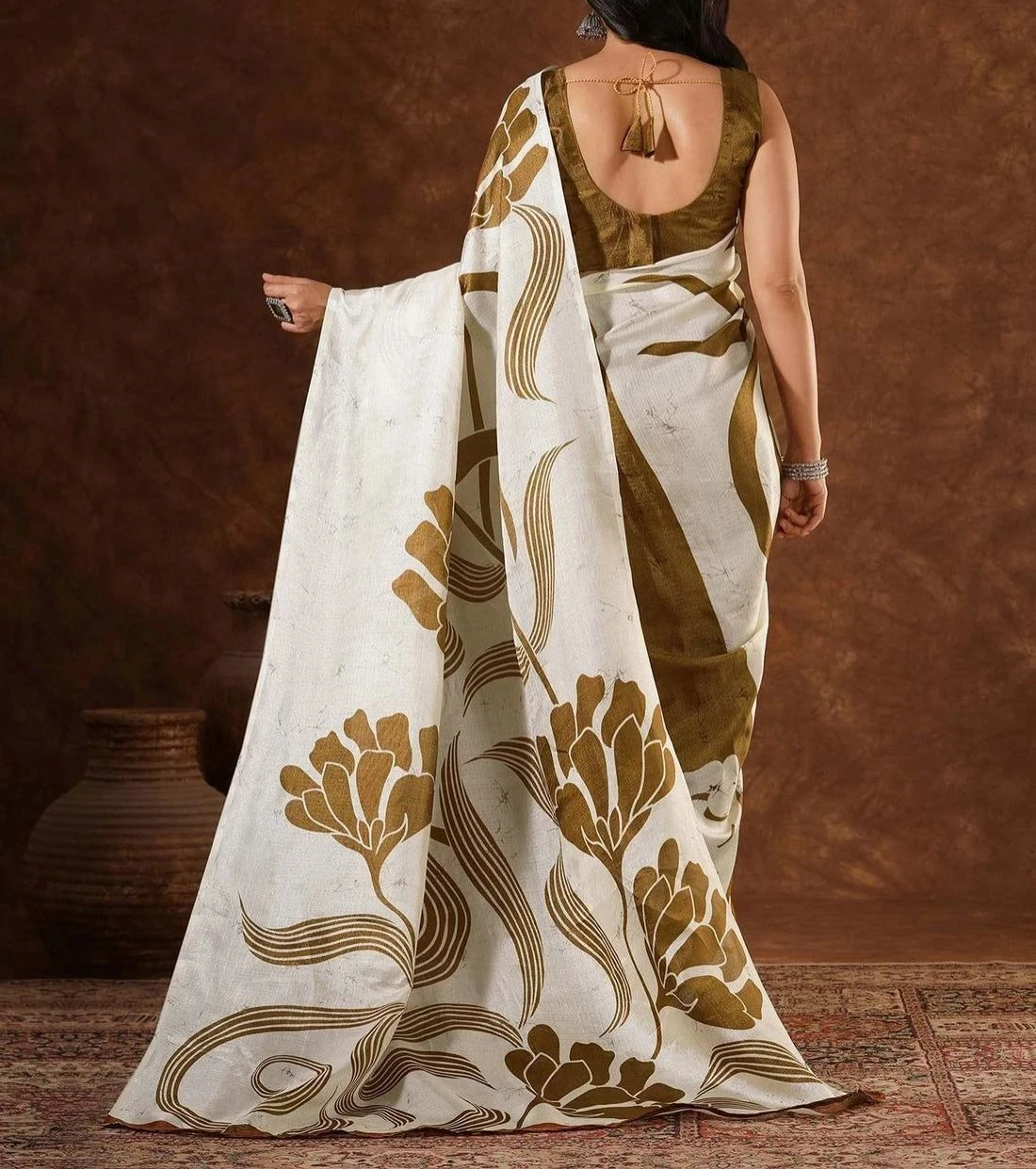 Tryloom Cotton Printed Saree 8