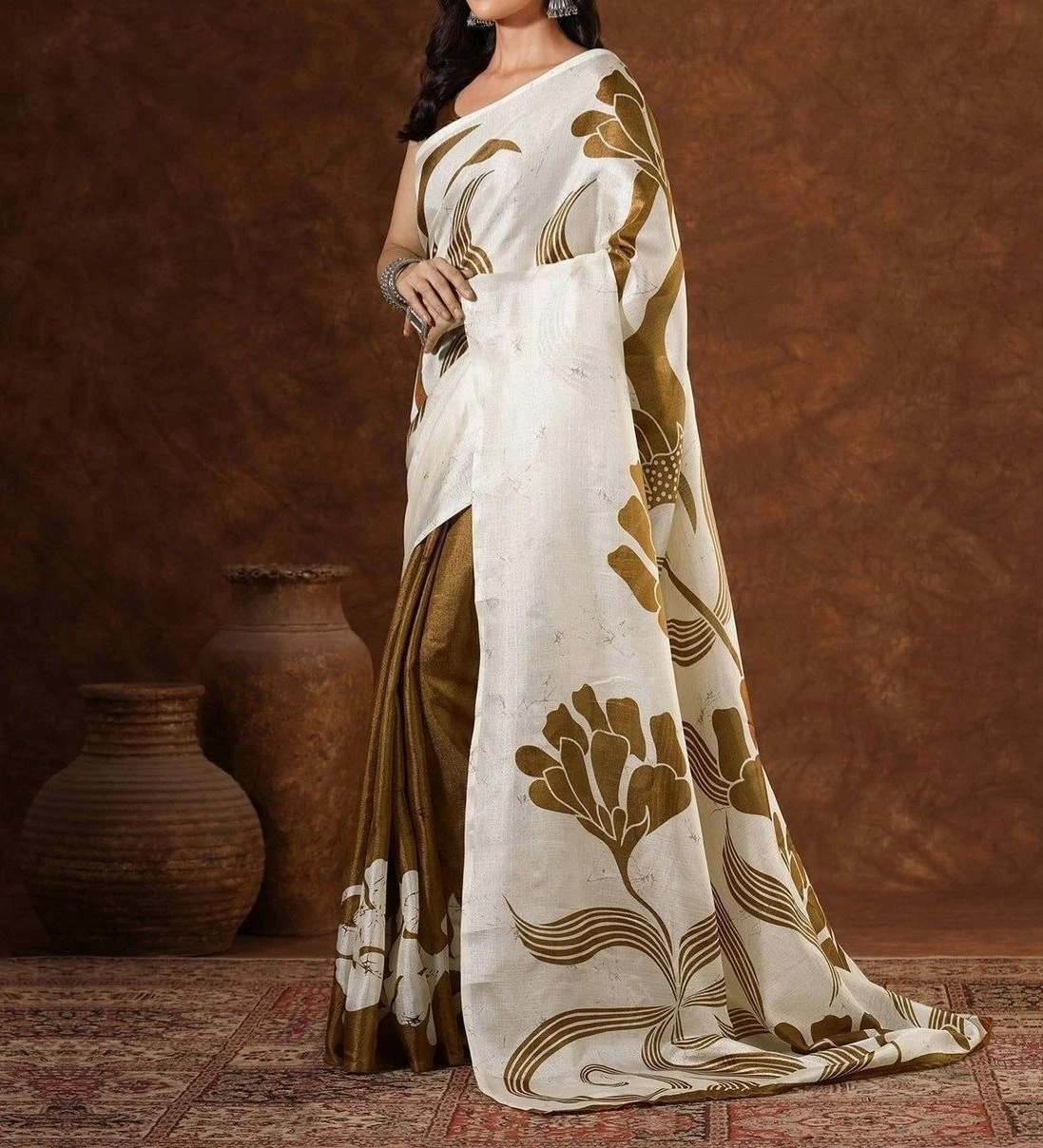 Tryloom Cotton Printed Saree 6