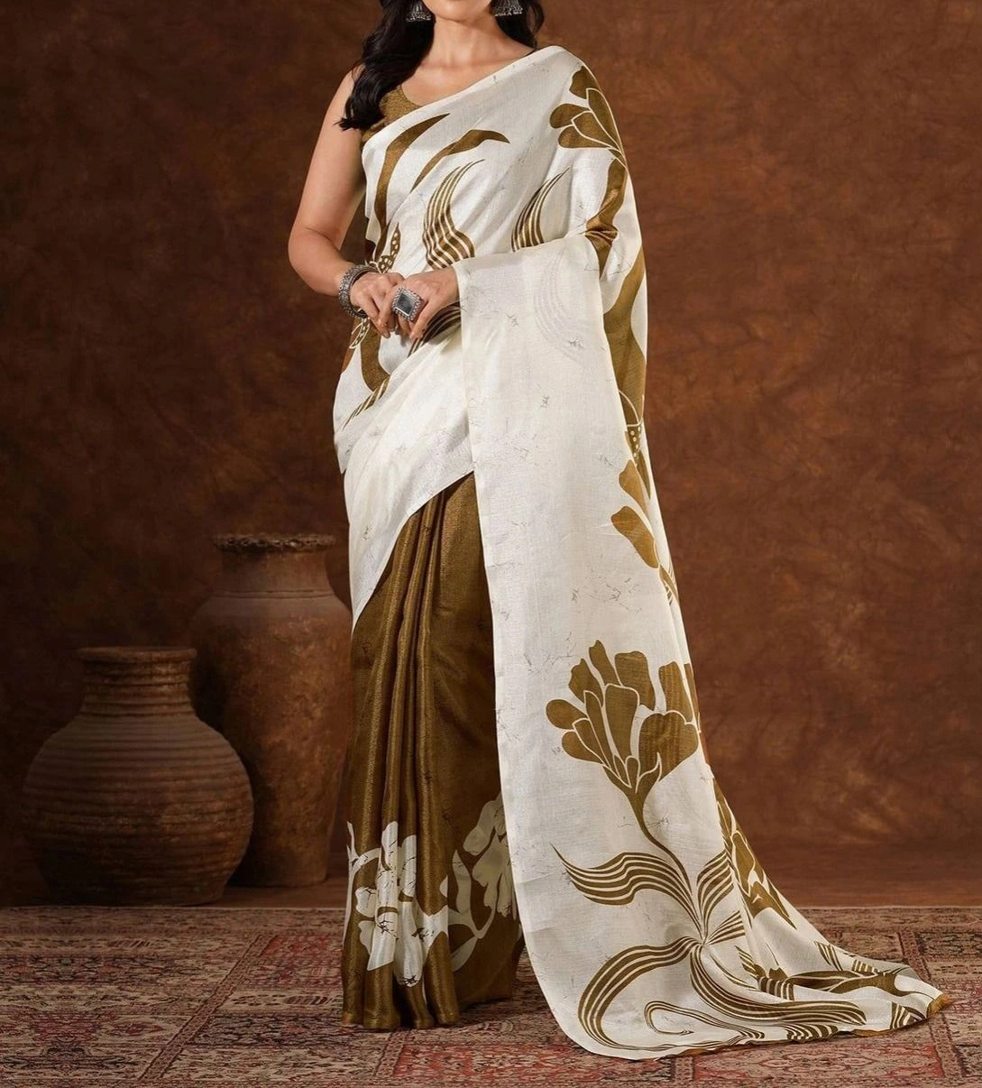 Tryloom Cotton Printed Saree 1