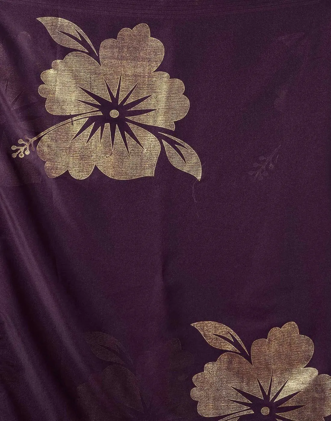 Tryloom Georgette Foil Printed Saree 9