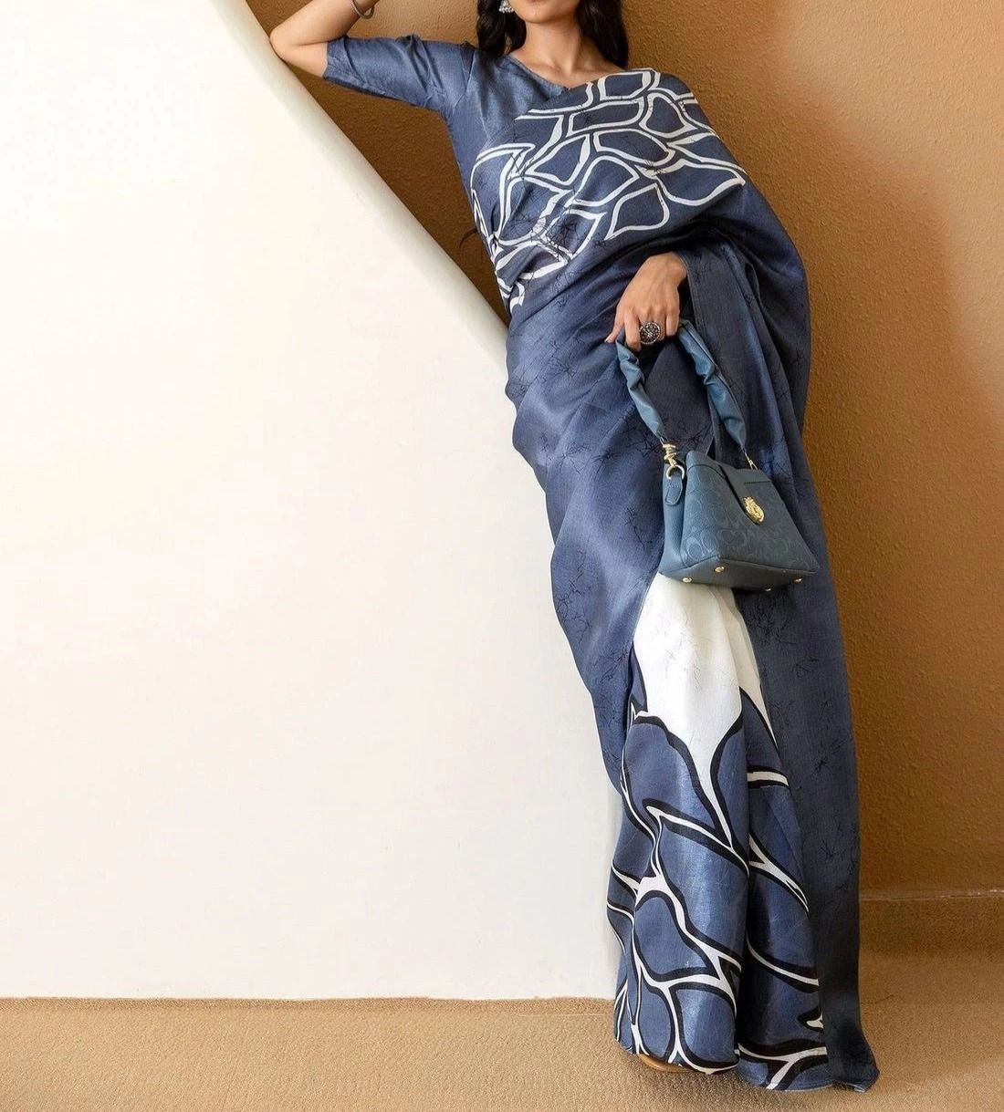 Tryloom Khadi Printed Saree 3