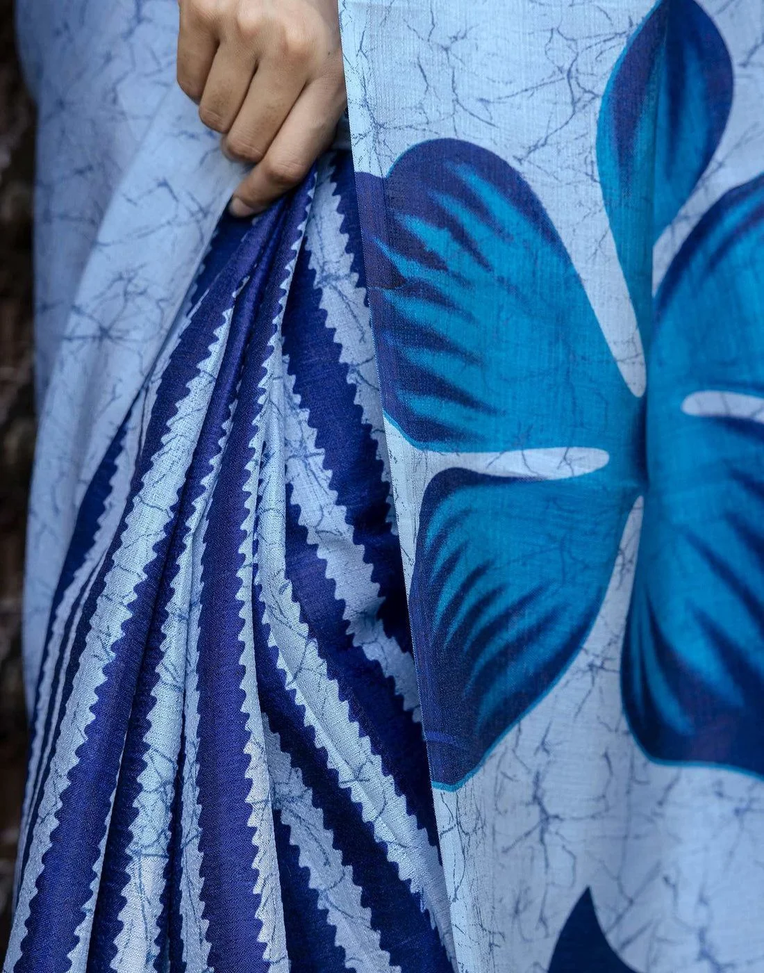 Tryloom Khadi Printed Saree 11