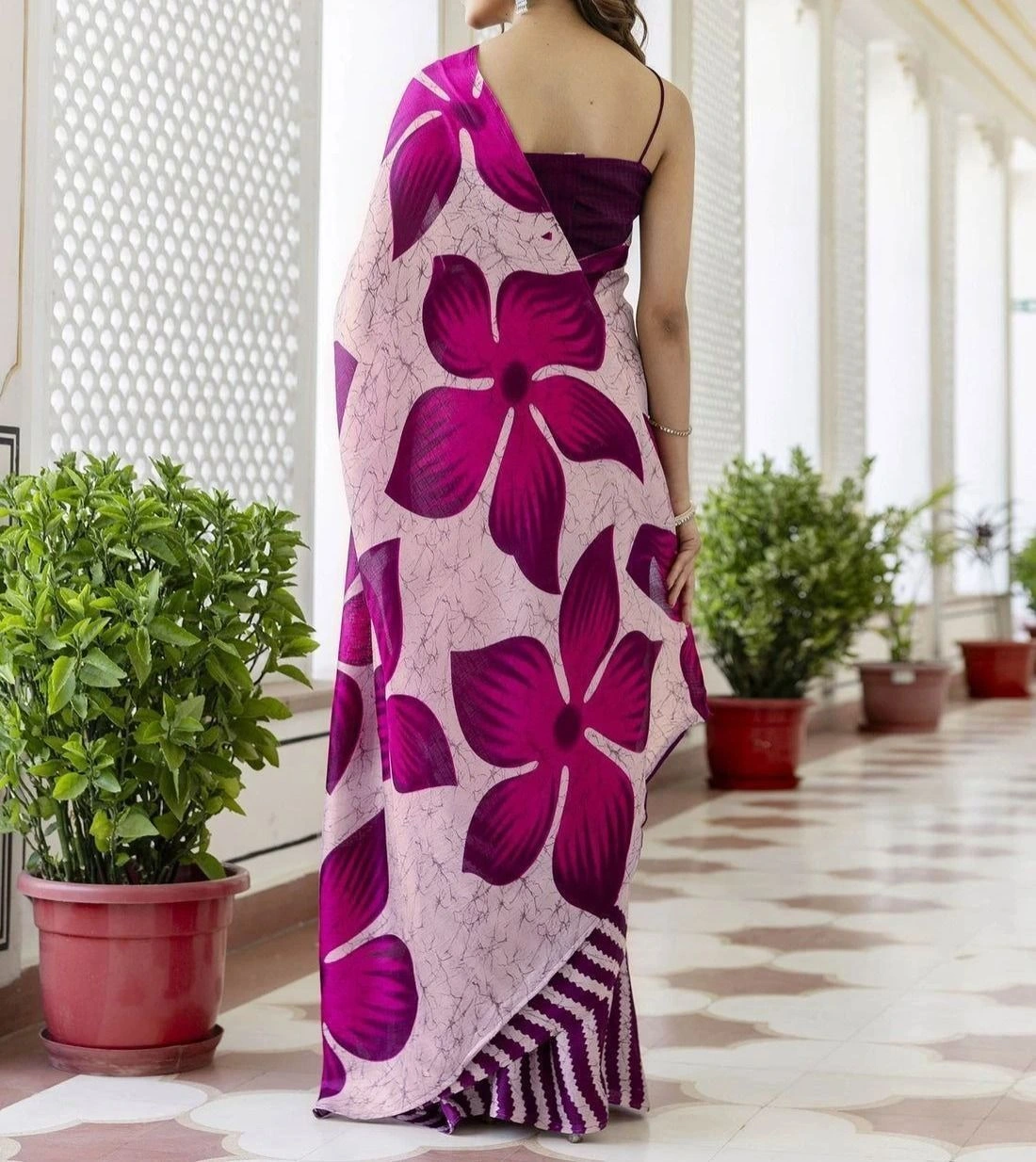 Tryloom Khadi Printed Saree 9