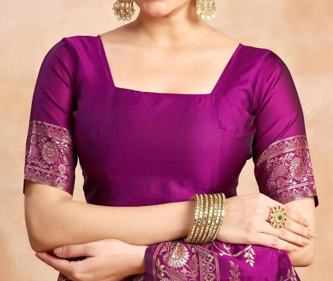 Tryloom Silk Woven Banarasi Saree 16