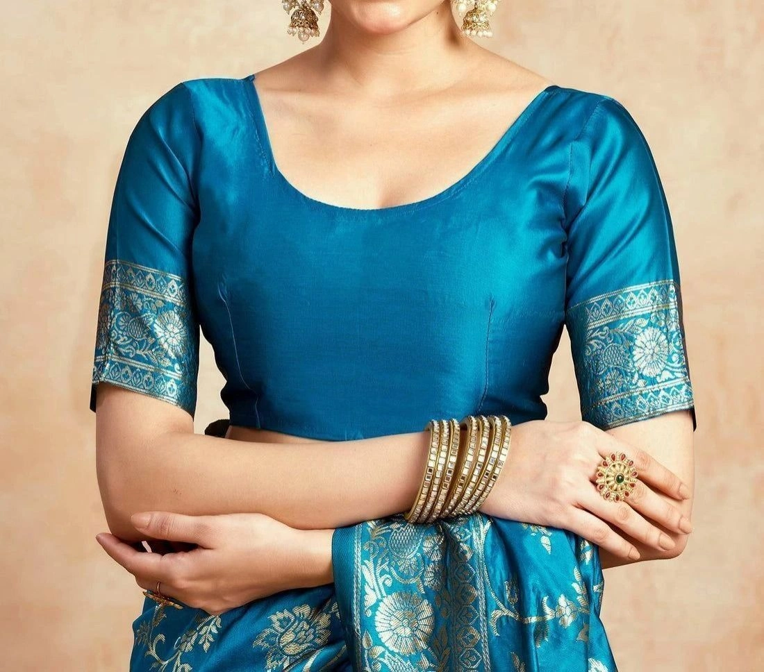 Tryloom Silk Woven Banarasi Saree 18
