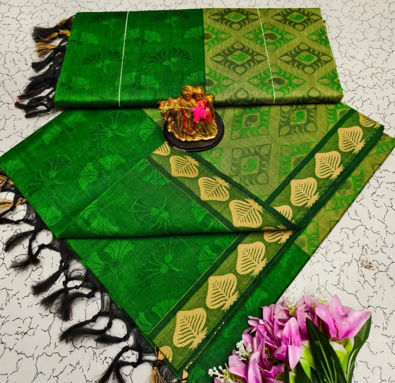 Tryloom Grand Thread Pallu Pure Cotton Saree – Premium Designer Cotton Saree for Women | Traditional & Office Wear 6