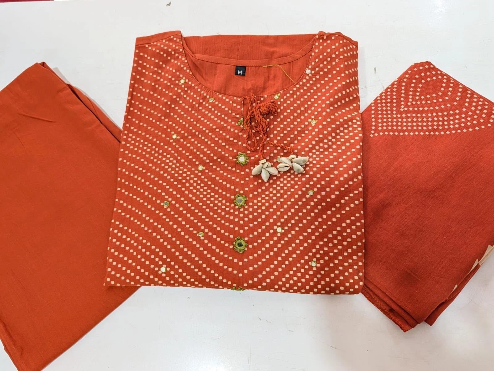 Tryloom Premium 60×60 Cotton 3-Piece Kurta Pant Set with Printed Dupatta | Elegant Daily & Festive Ethnic Wear for Women 2