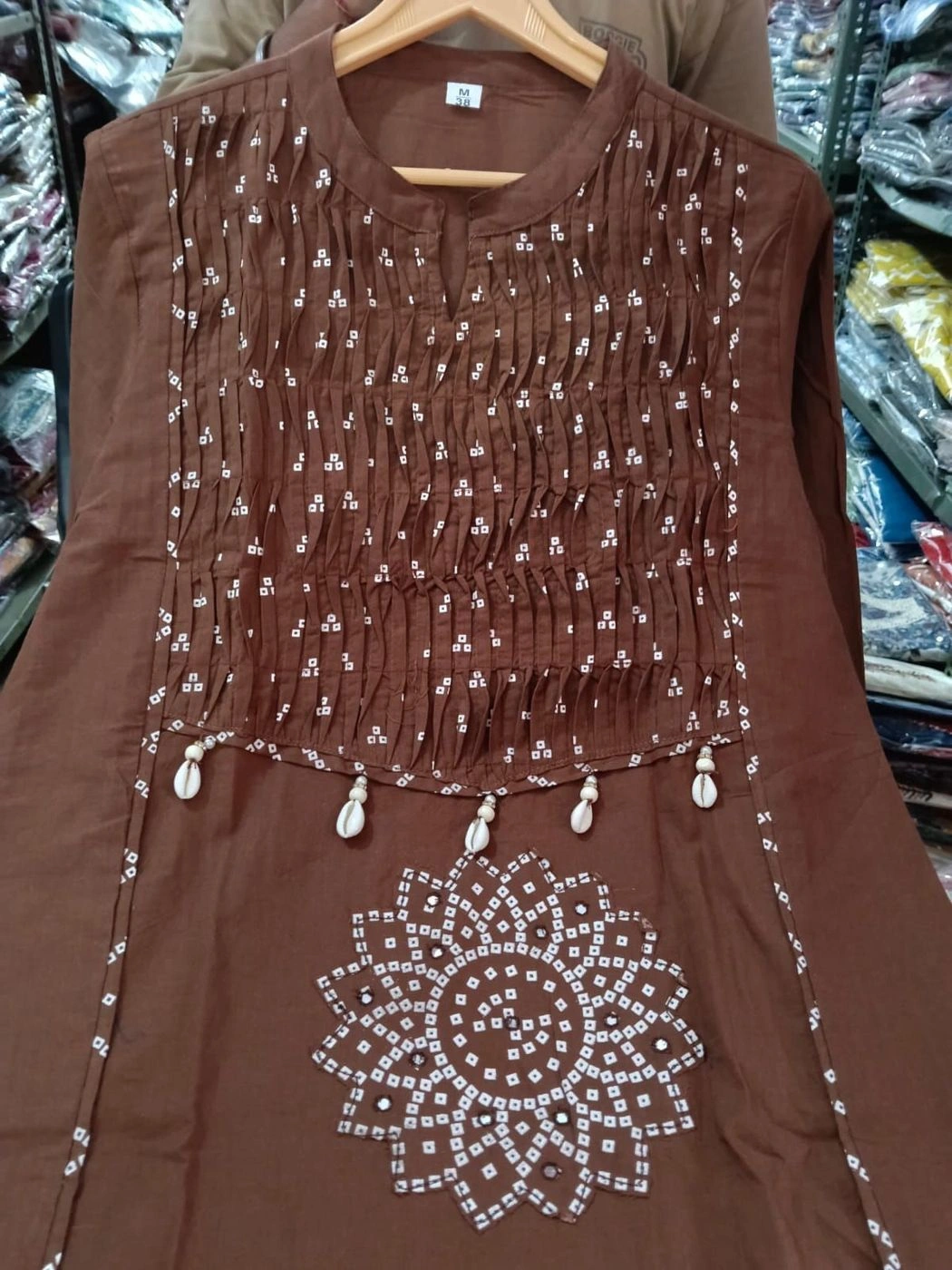 Tryloom Royal Handwork Premium Cotton Kurti Pant Dupatta Set | Designer Ethnic Cotton Suit for Women 4