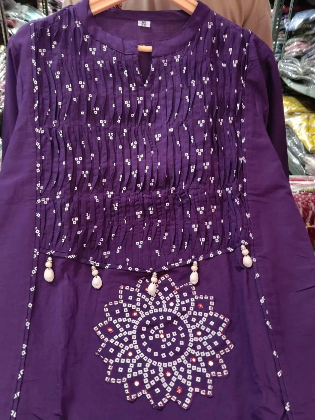 Tryloom Royal Handwork Premium Cotton Kurti Pant Dupatta Set | Designer Ethnic Cotton Suit for Women 4