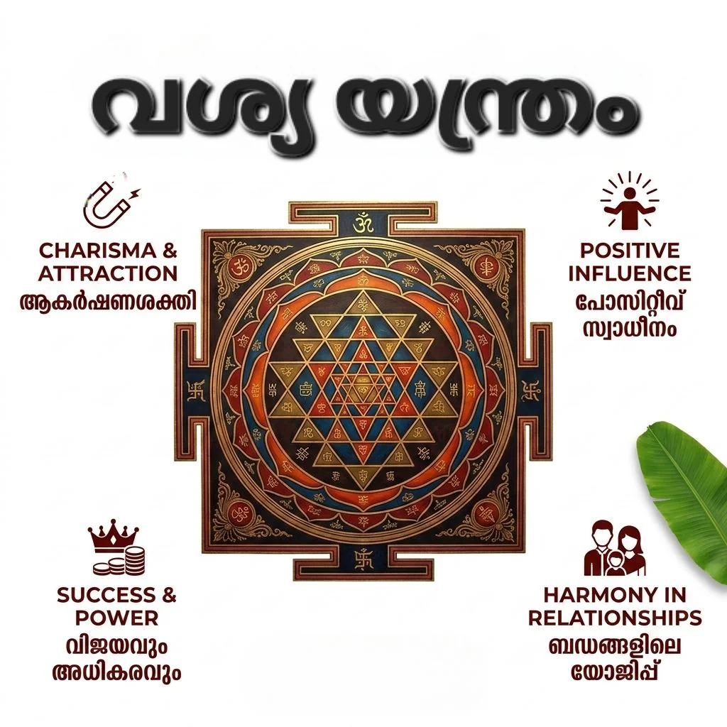 ശക്തിയേറിയ വശ്യയന്ത്രം| Vashya Yantra: Magnetize Success, Love, and Influence