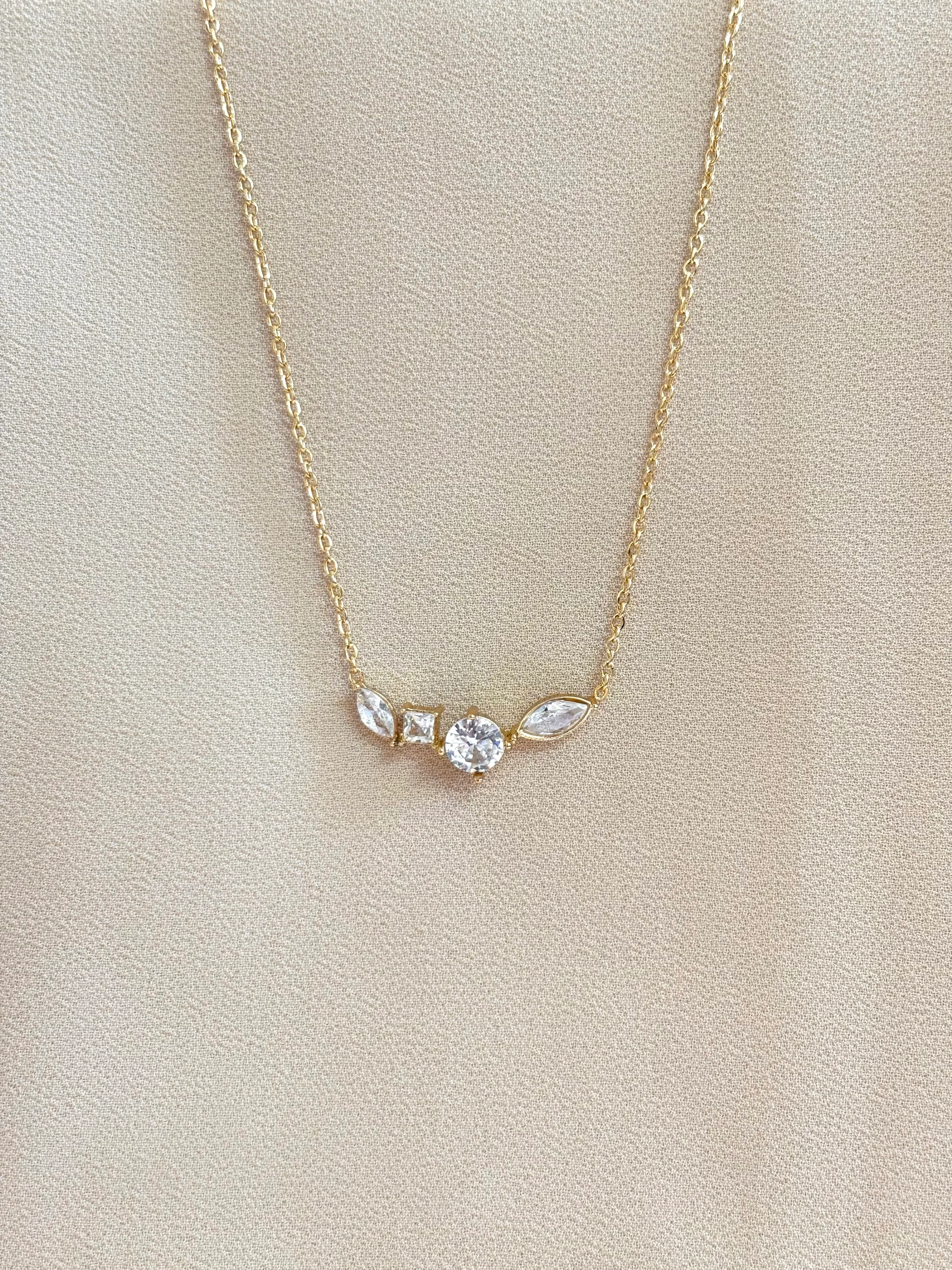 White Stones and chain
