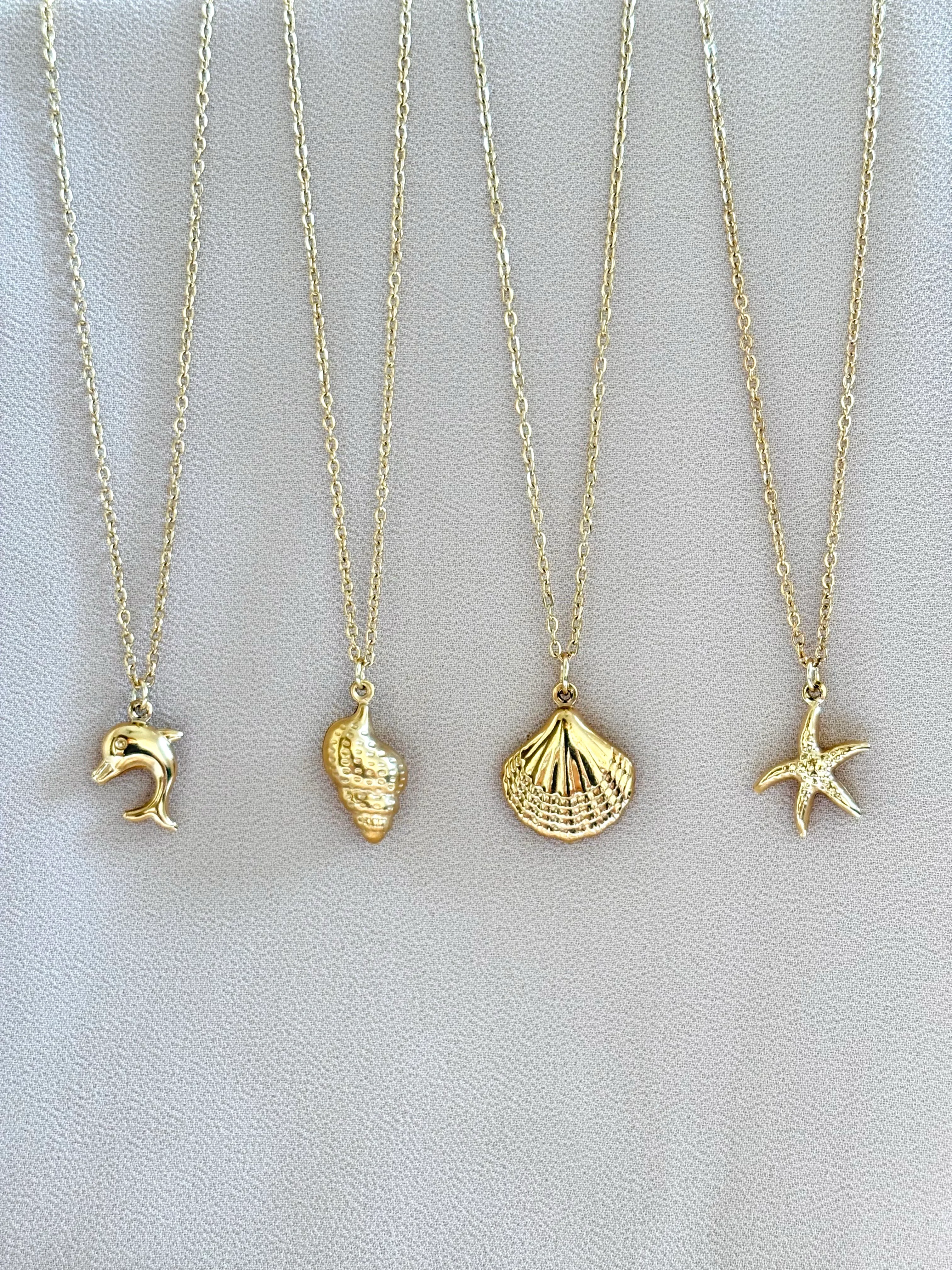 Beach themed Pendant necklace