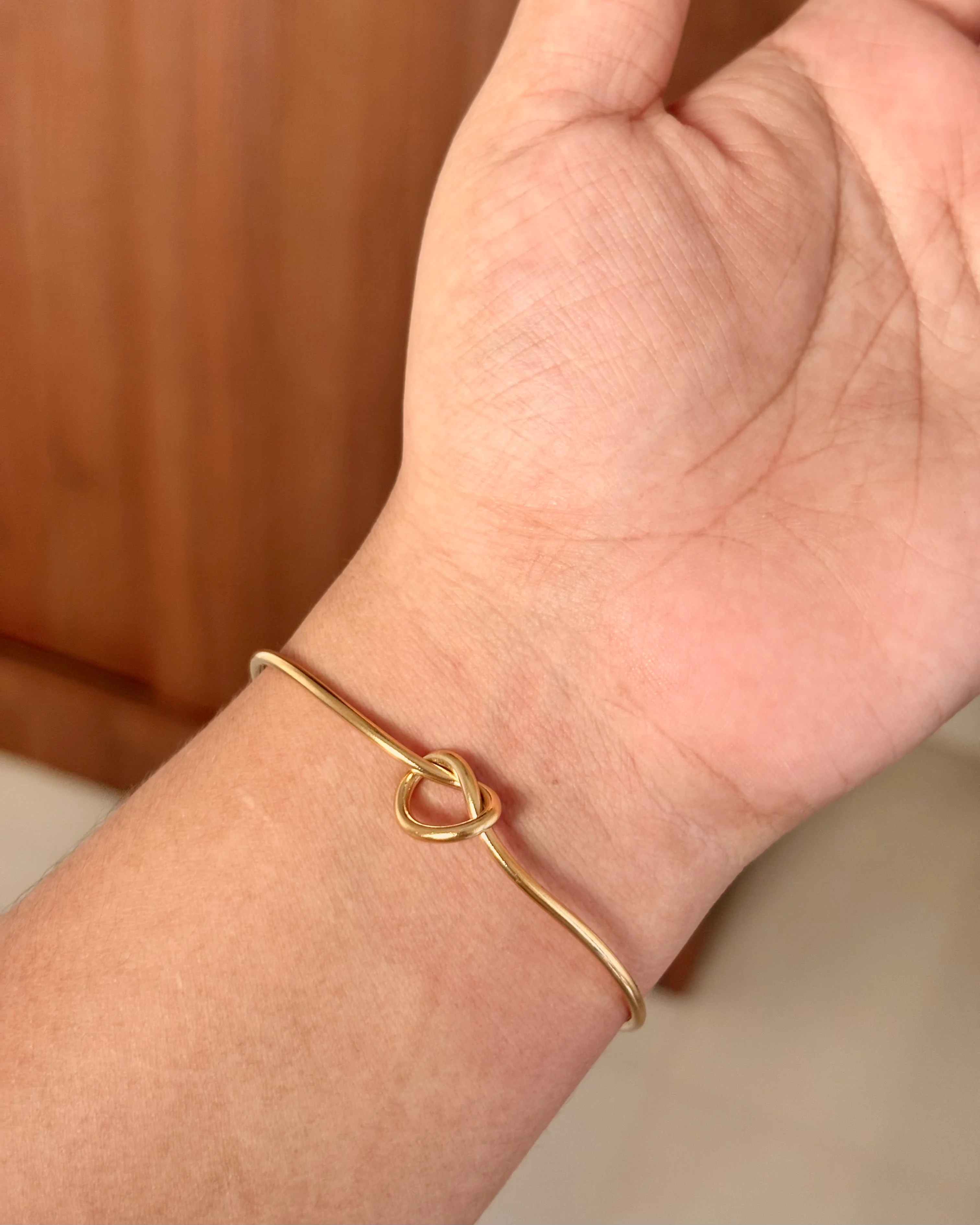 Knot cuff bracelet