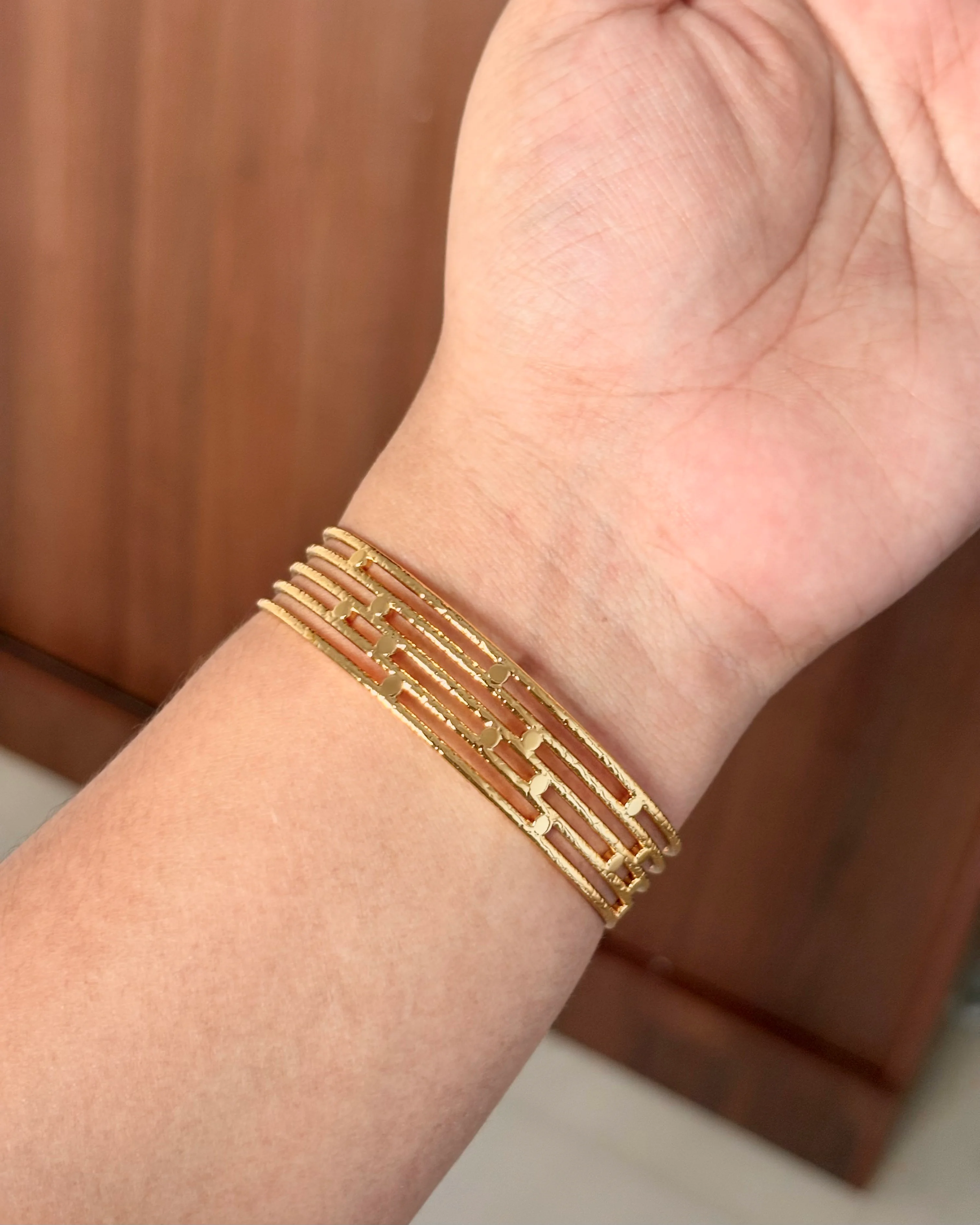 Contemporary cuff bracelet
