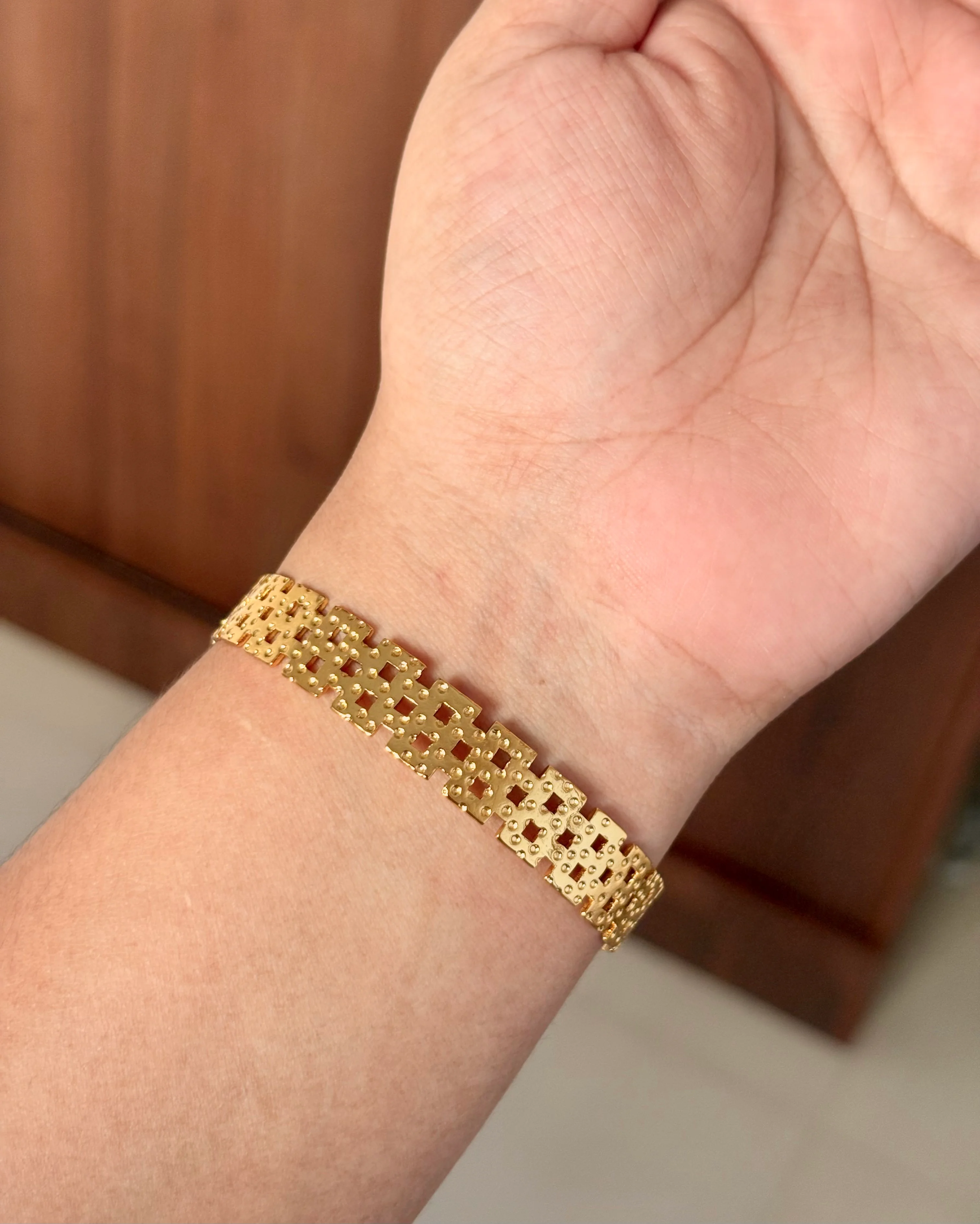Contemporary cuff bracelet