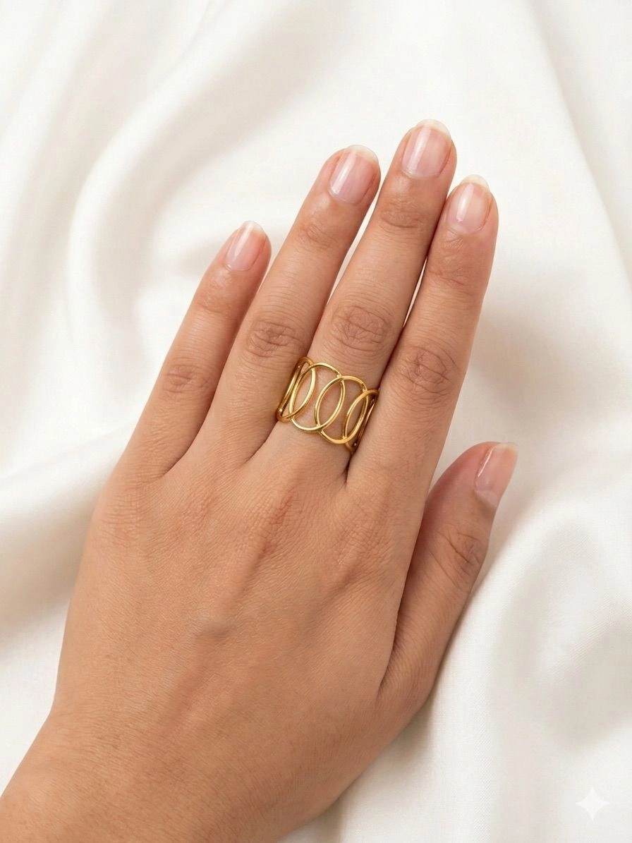 Circles around adjustable ring 1