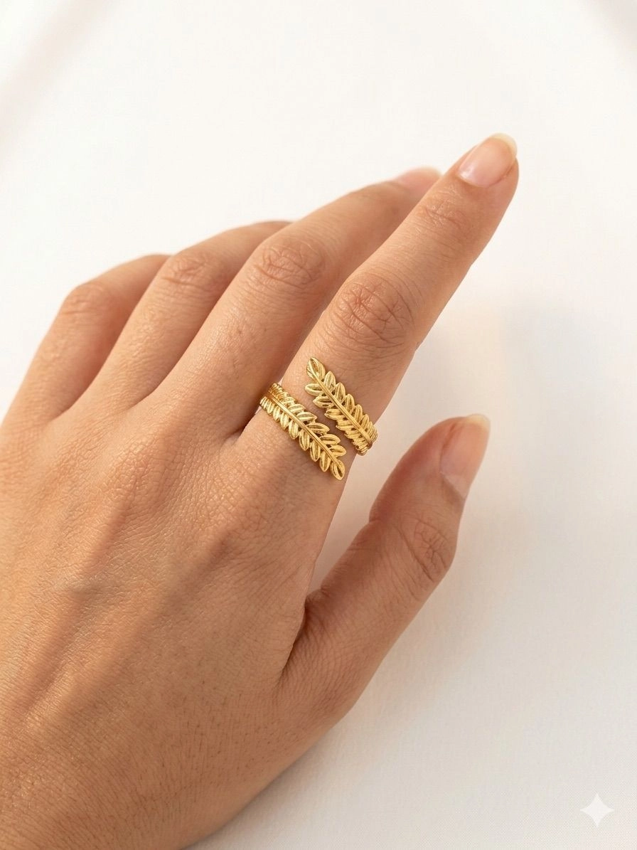 Two Leaf around design ring 1