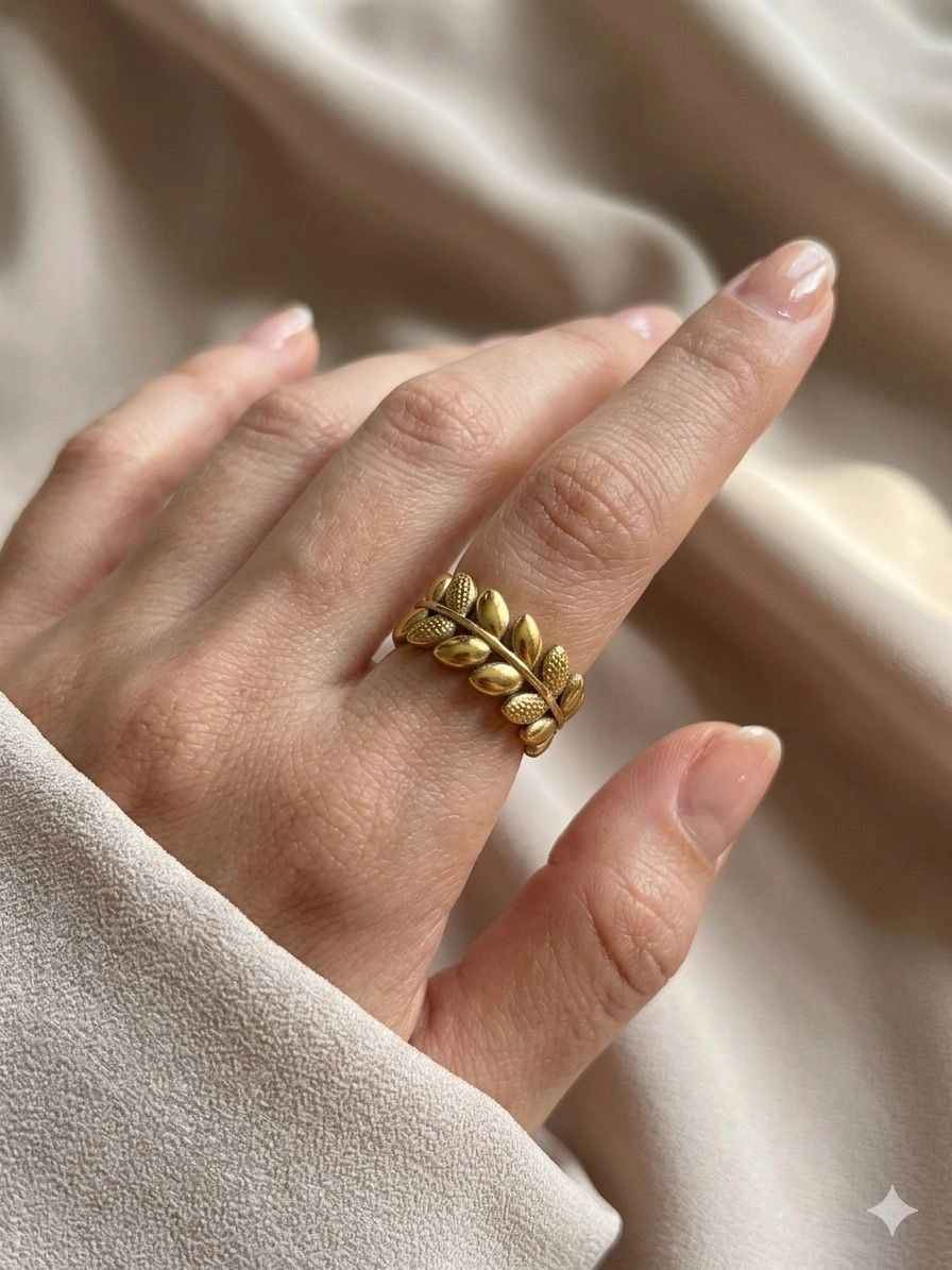 Leaf wrap ring