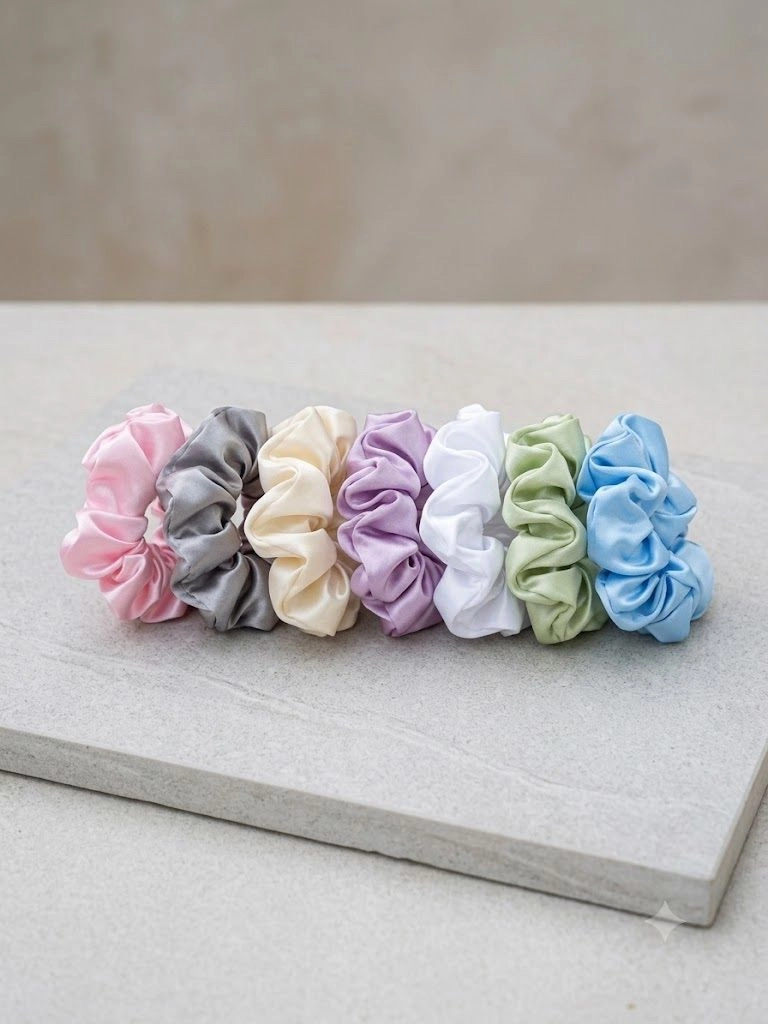 Satin scrunchie