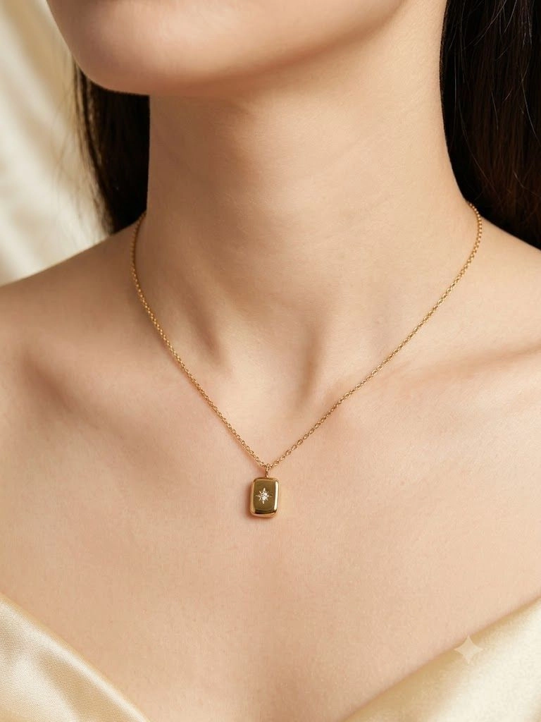 Antic sun square chain