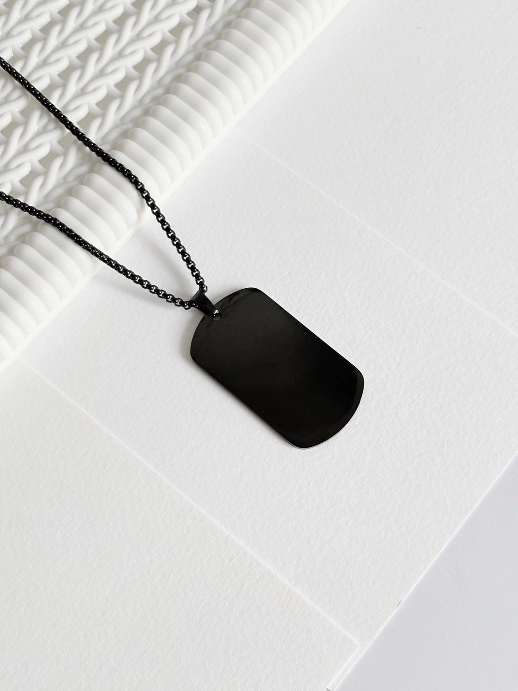 Black silver plated hip hop party pendant chain 1