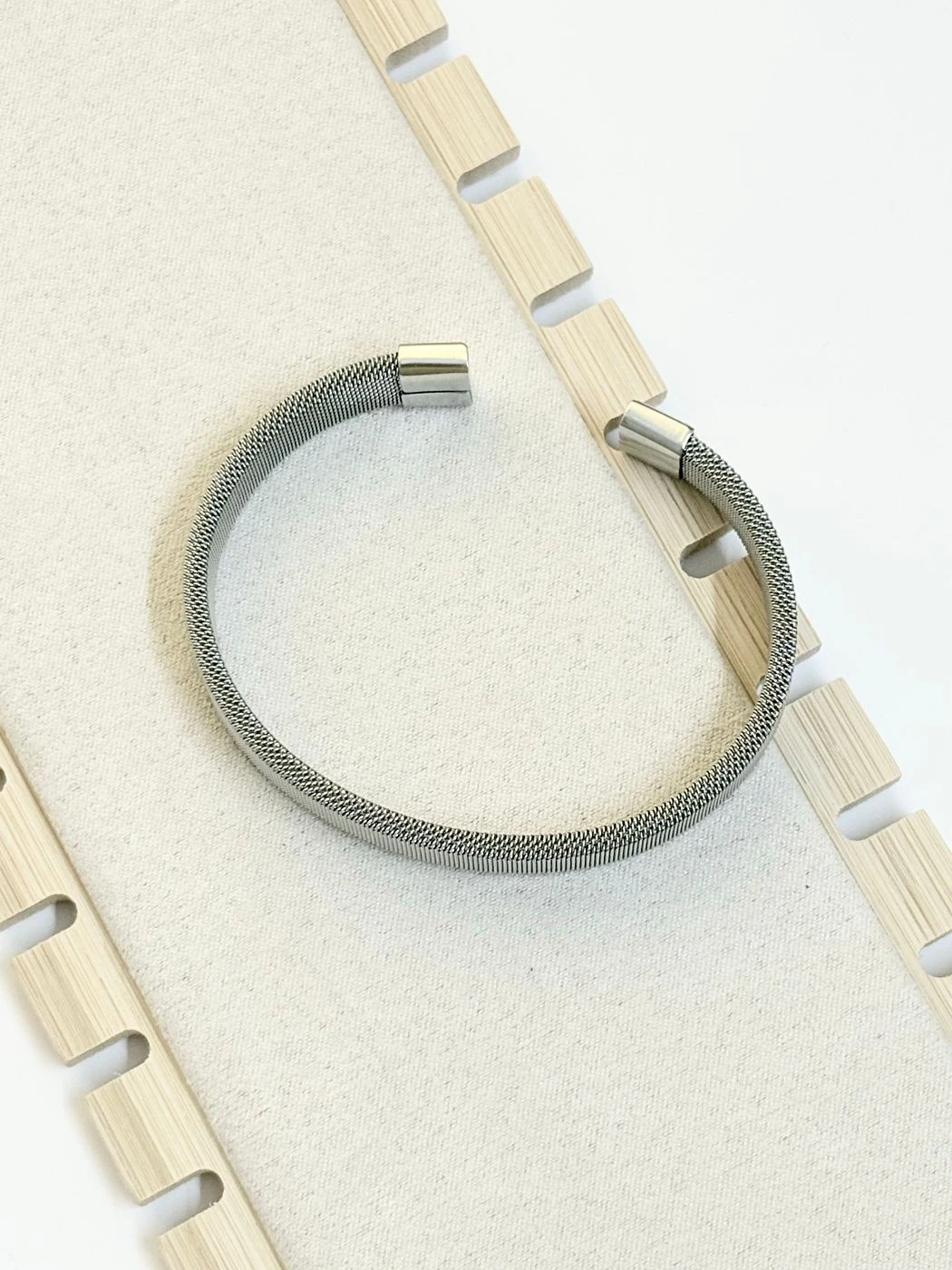 Mesh statement cuff bracelet 2