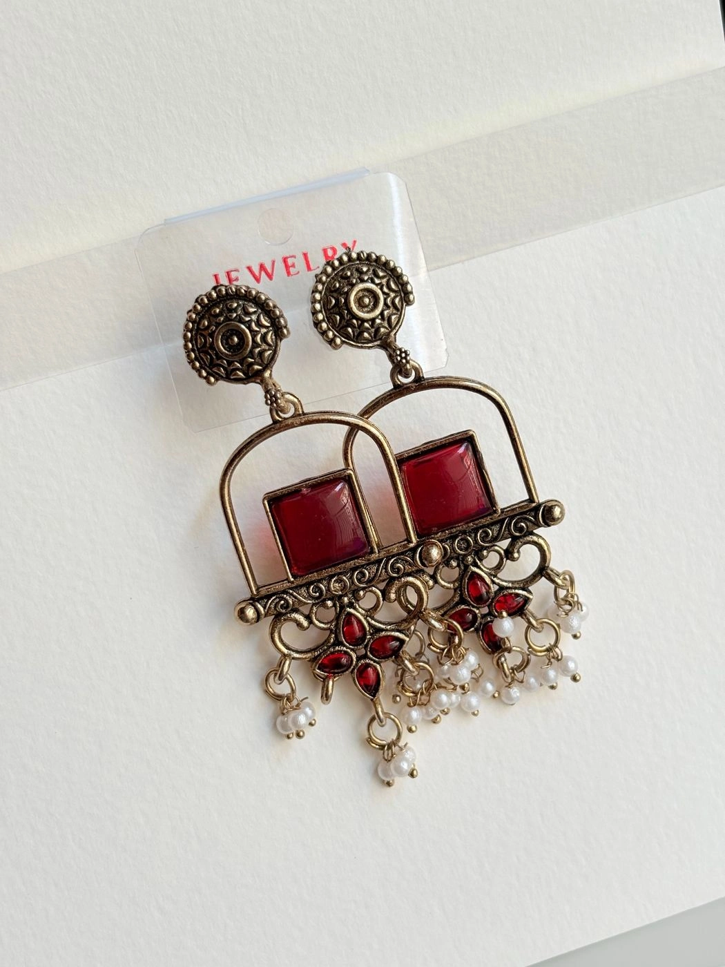 Window stones earrings 3