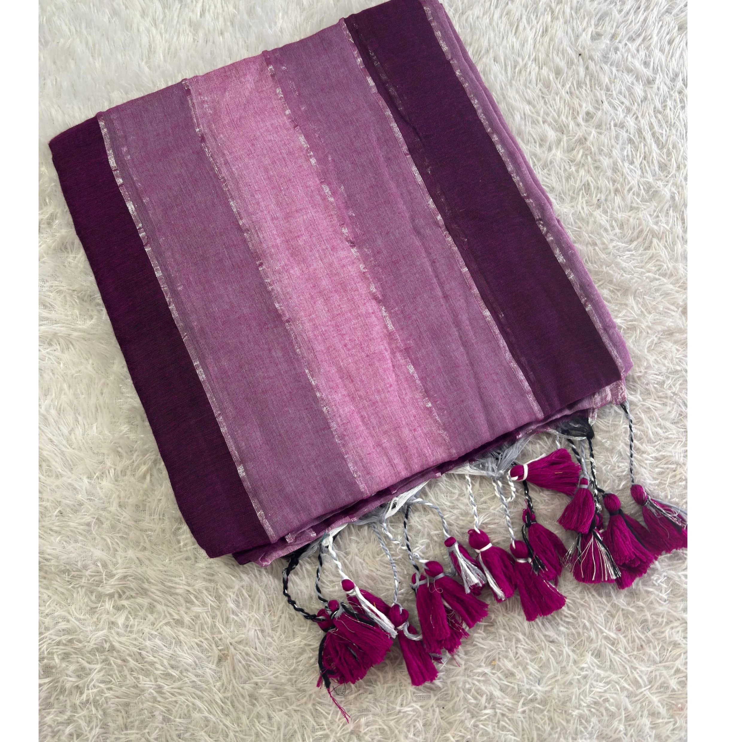 Colour pallette mul cotton saree