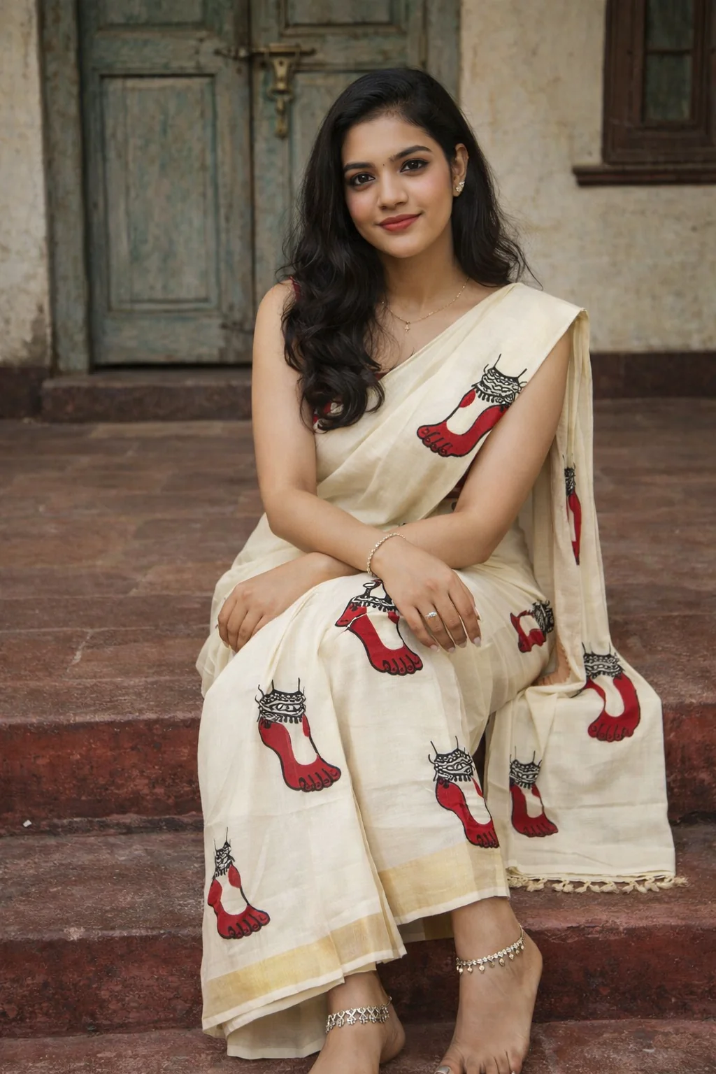 Feet of Dance Cotton Premium Quality Settum Mundum