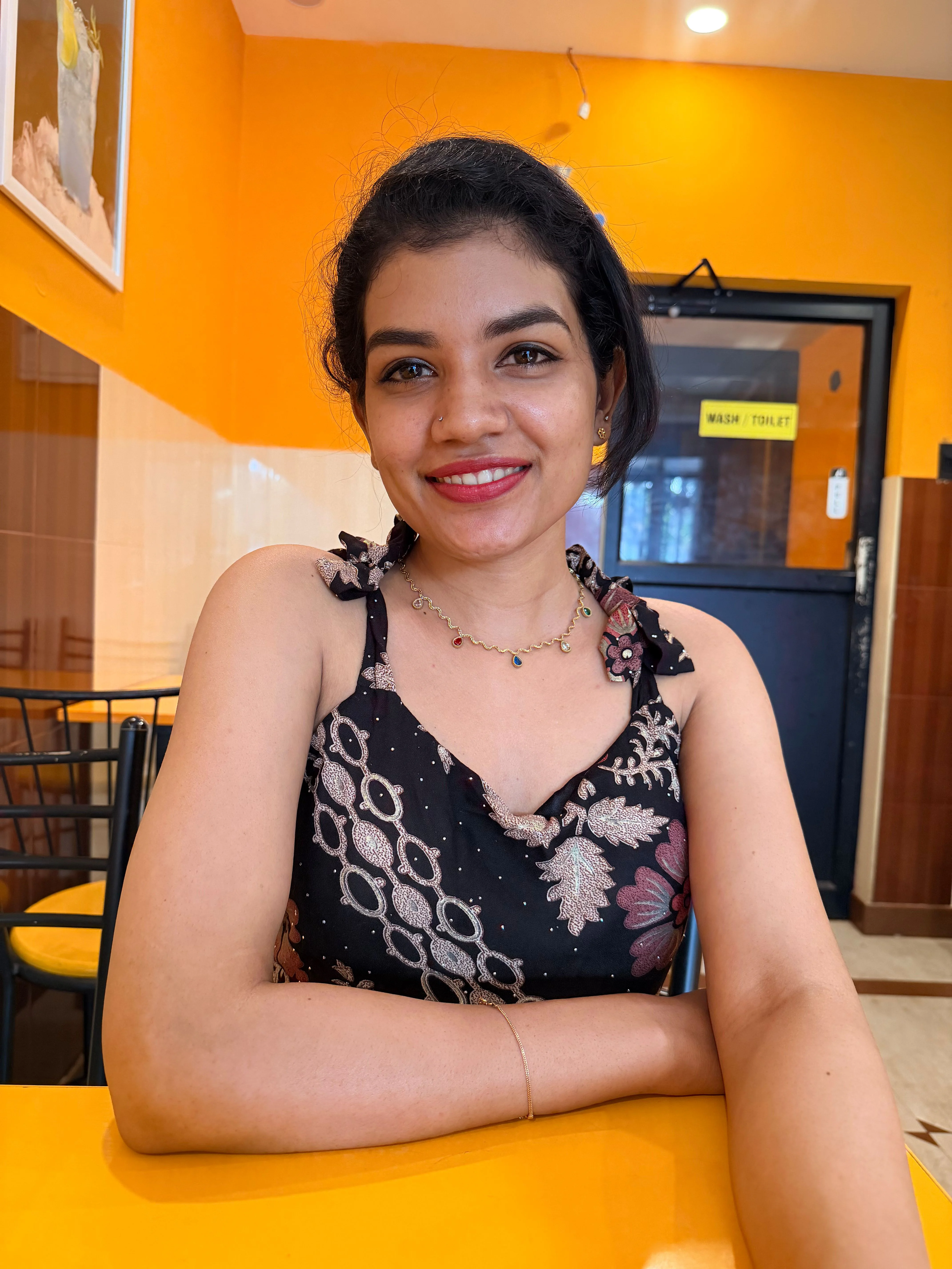 316L Stainless Steel Wavy Charm Necklace