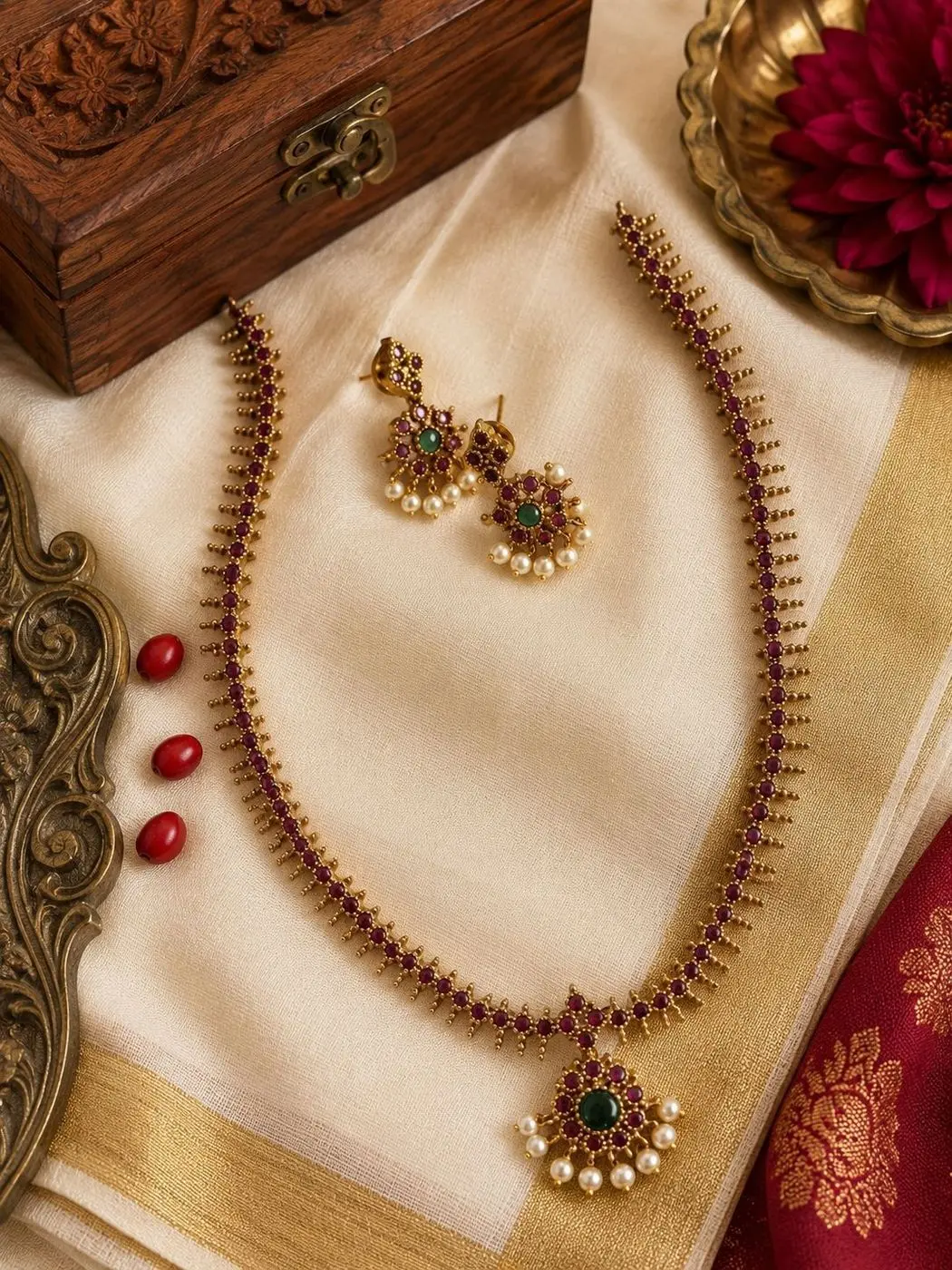 Vedhika Neckset Long