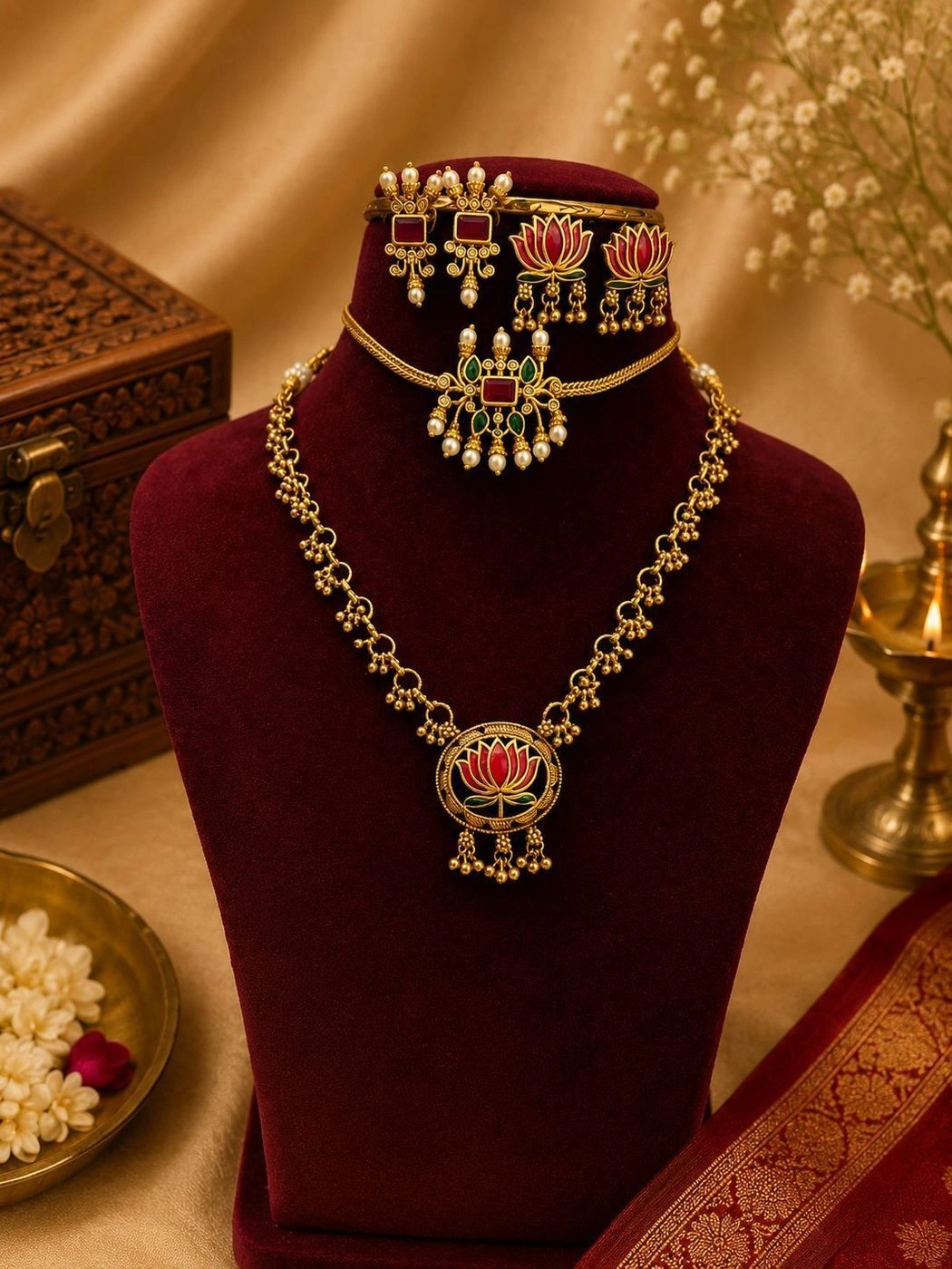 Lotus Long Haram and Choker Combo