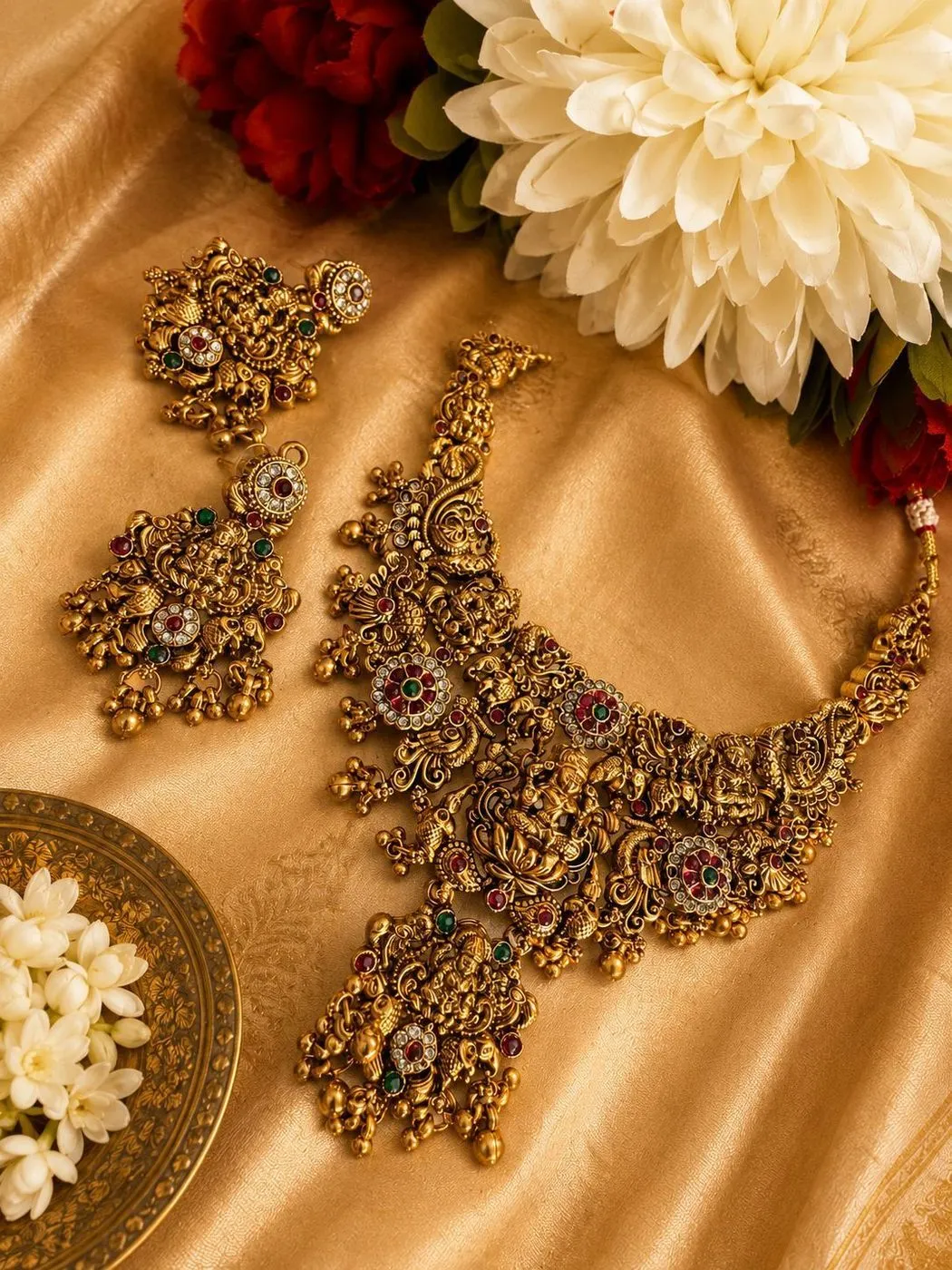 Antique Lakshmi Necklace Set