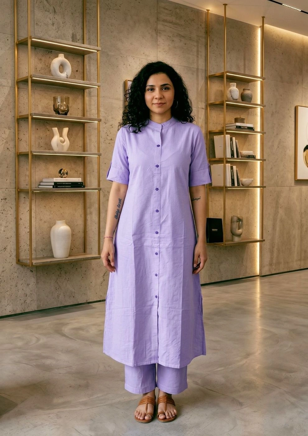Katha Kurta Co-ord Set