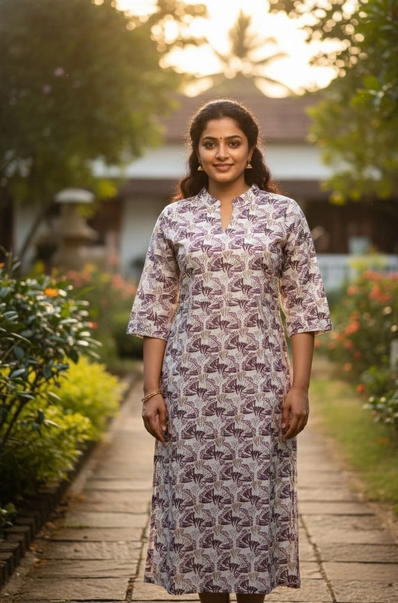 Popcorn Straight Kurti PPK030