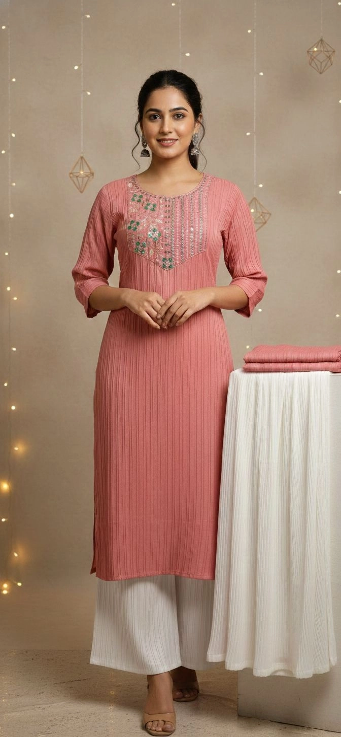 Popcorn Straight Kurti PPK 011