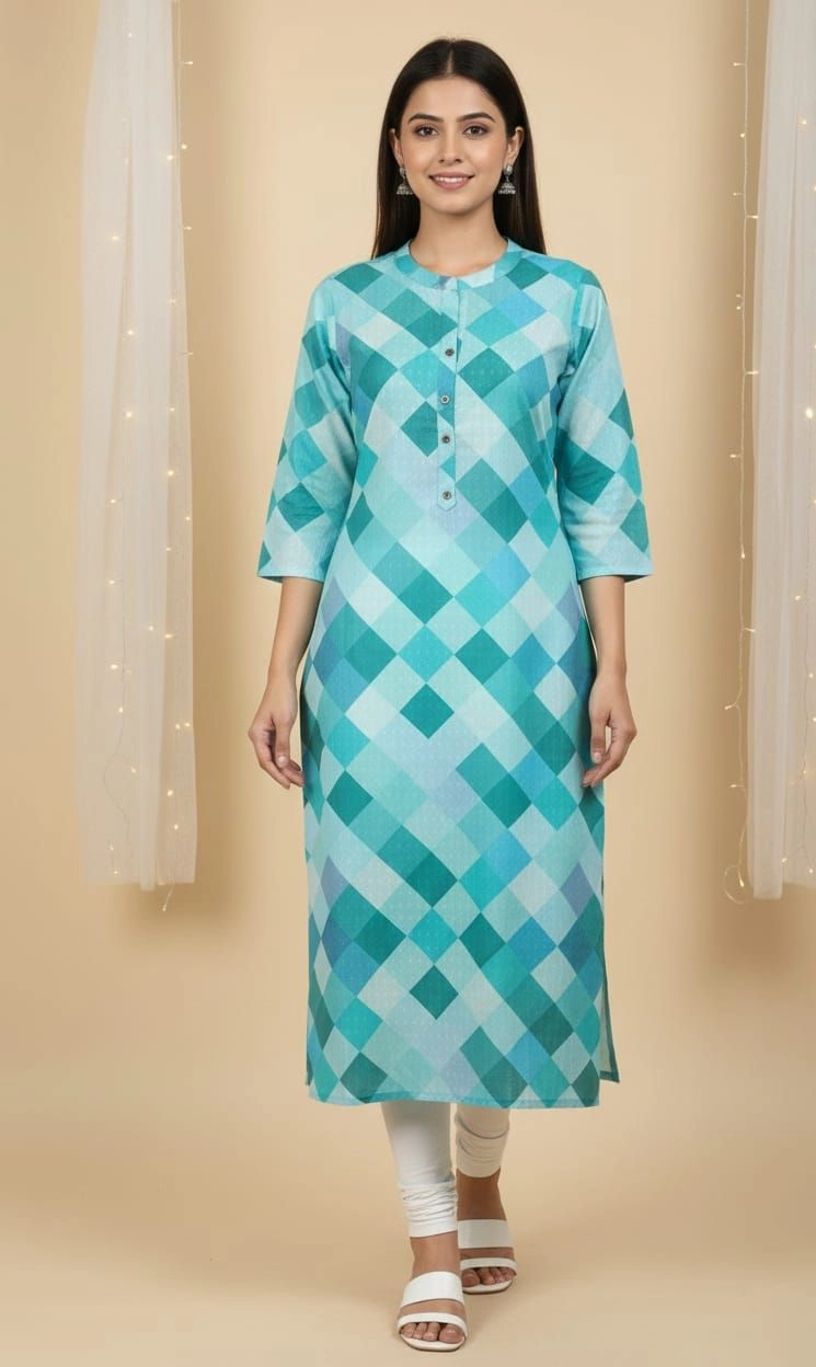 cotton straight kurti CSK 143B